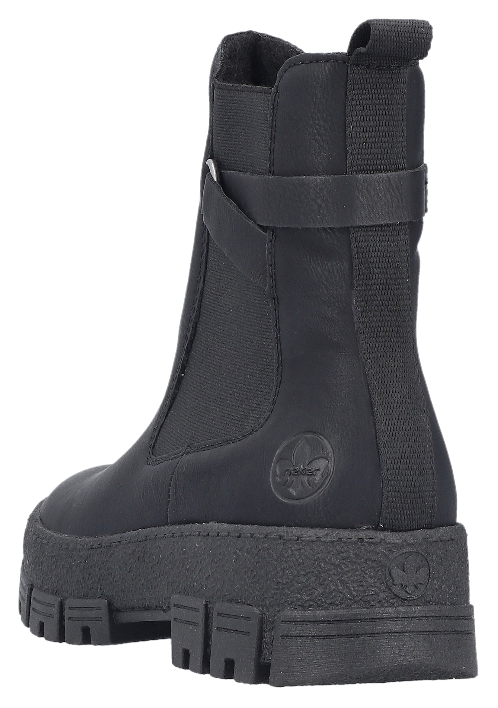 Rieker Bottes d'hiver  chelsea boots, bottines à plateforme, bottines classiques avec doublure chaude