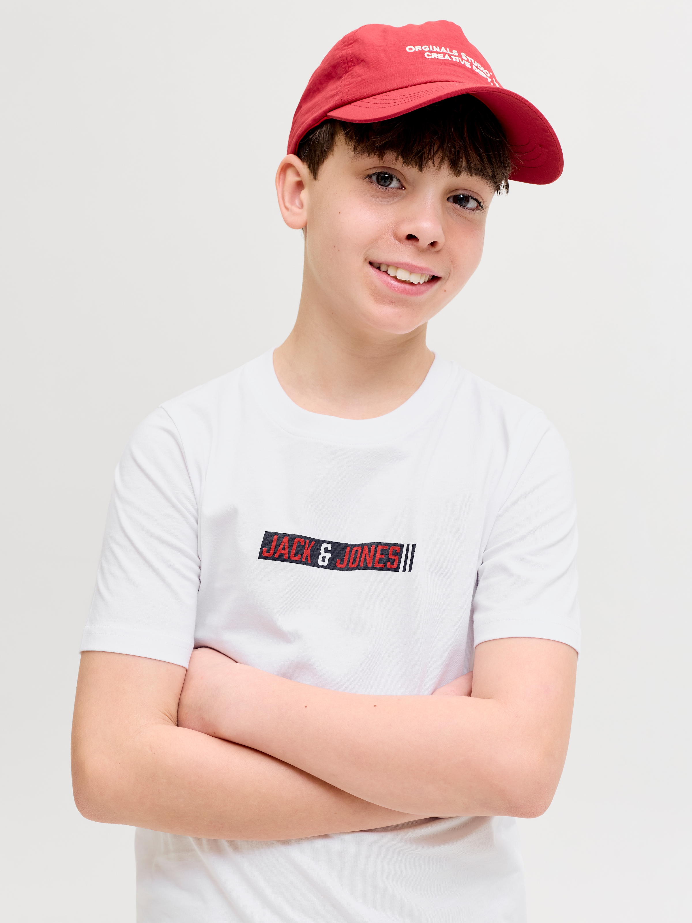 Jack & Jones Junior T-Shirt »JJMUNK TEE SS CREW NECK SN JNR« Baumwolle, regular fit