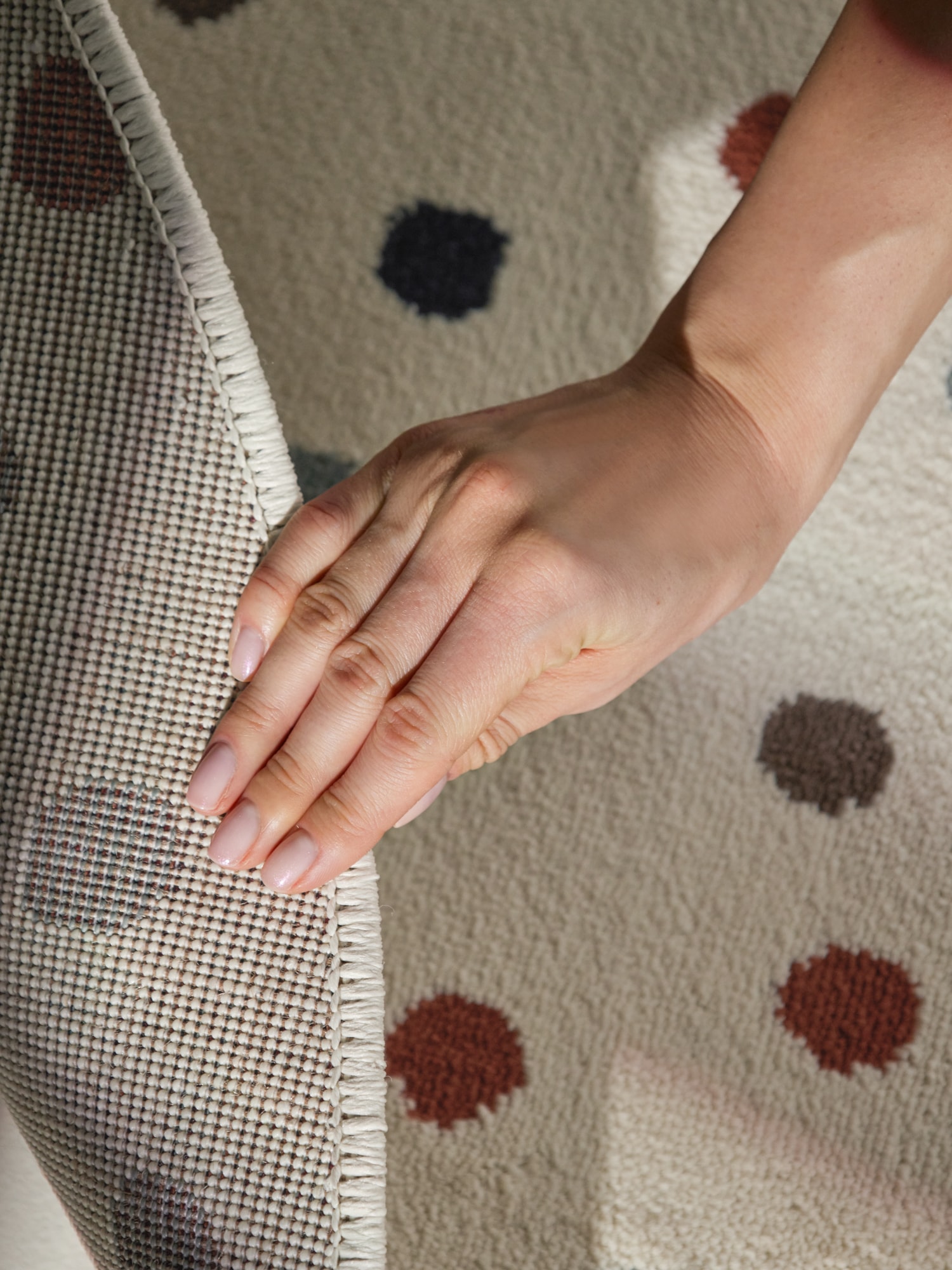 HANSE Home Kinderteppich »Konfetti« rund 10 mm Höhe Pflegeleicht, Weich, Kinderzimmer, Spielteppich, Spielunterlage