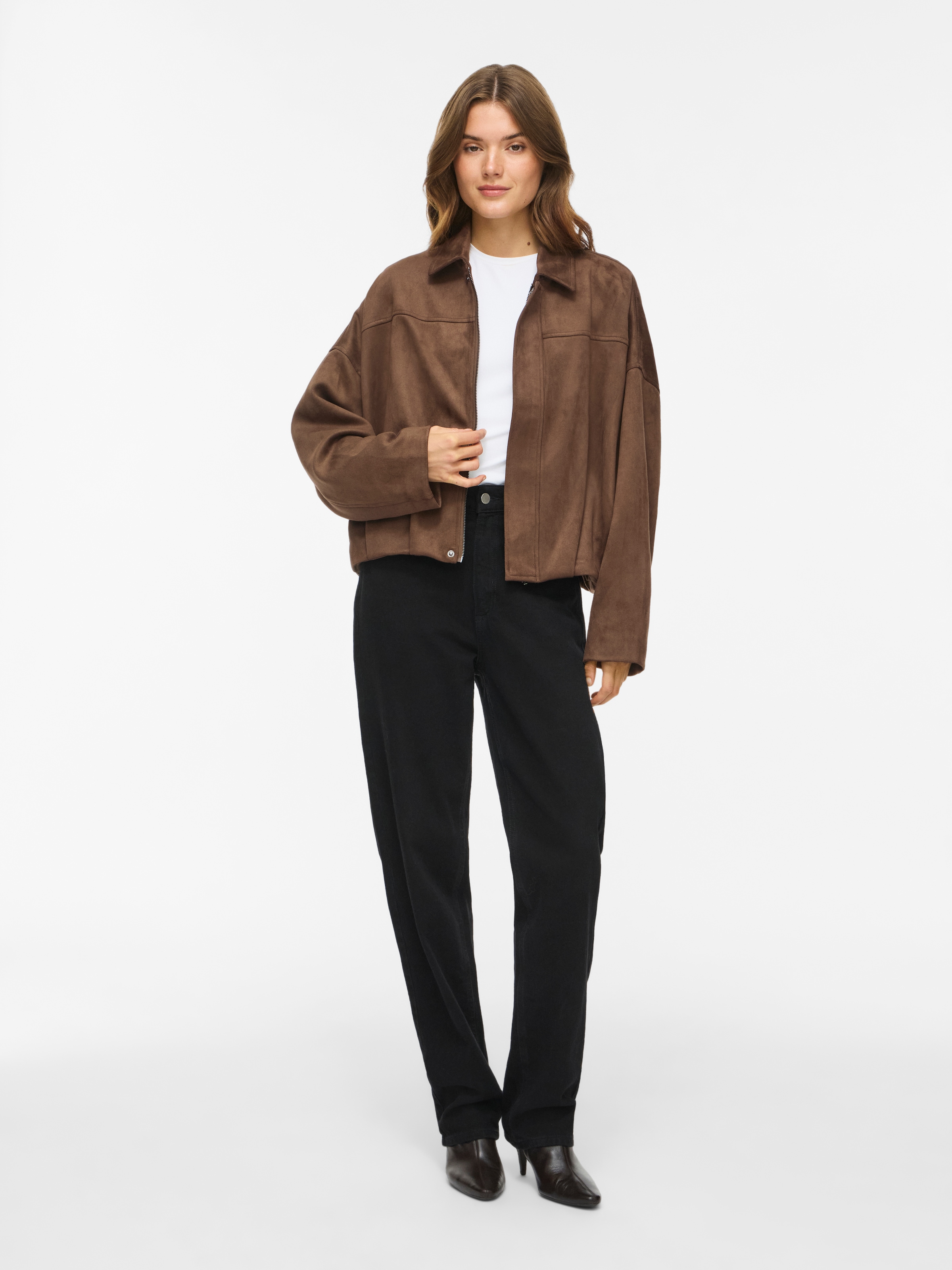 Vila Veste courte »VIVIRAL L/S JACKET - NOOS« Mélange de matériaux, forme blouson