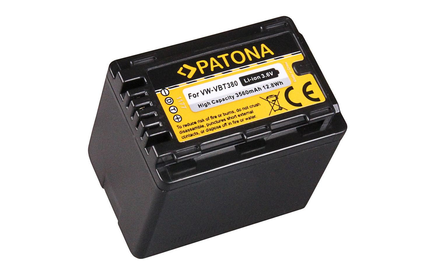   Batterie rechargeable »Patona VBT380« 3.560 mAh