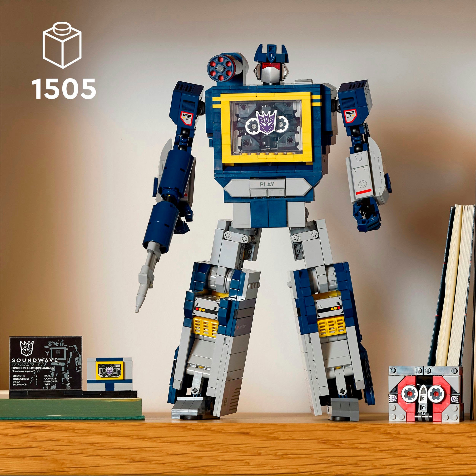 LEGO® Konstruktionsspielsteine »Transformers: Soundwave (10358), LEGO Icons« Made in Europe