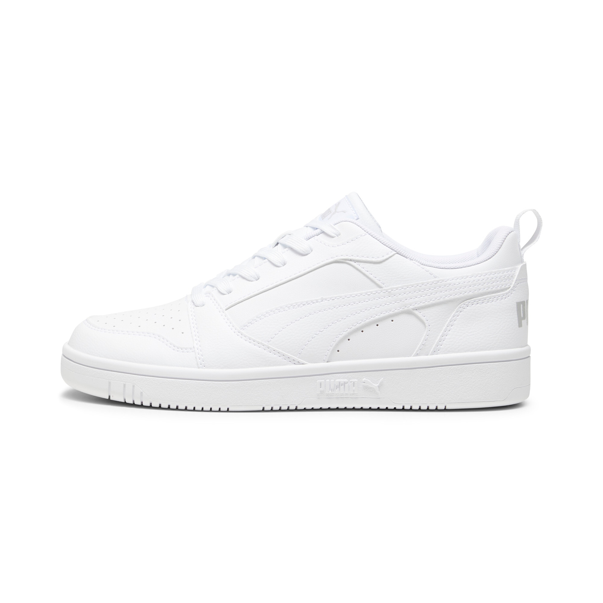 PUMA Sneakers »REBOUND V6 LOW«  coupe basse, avec fermeture à lacets, en cuir tambouriné