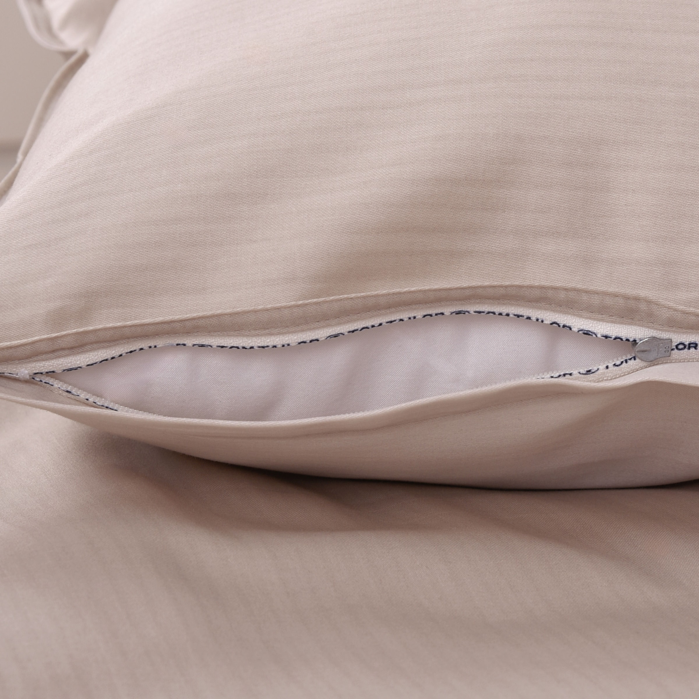 TOM TAILOR HOME Linge de lit pour bébé »TWO-TONE SOLID COLORS in Gr. 100x135cm« 2 cuis new bedroom, couture double sur l’oreiller