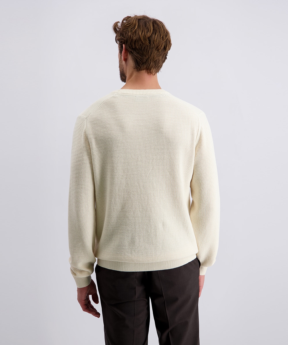 Pierre Cardin Rundhalspullover mit Struktur