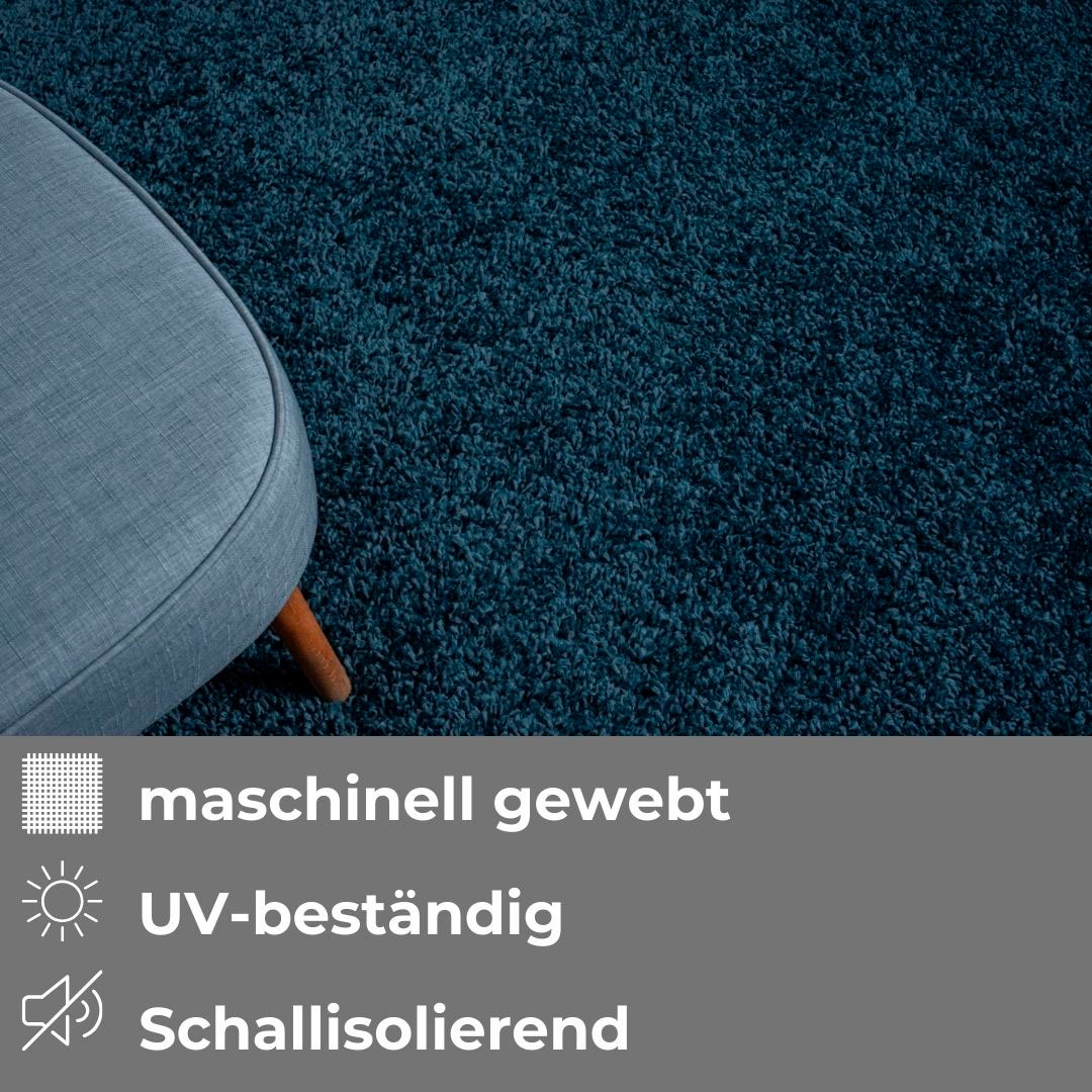 GOODproduct Teppich »Banji« rechteckig 37 mm Höhe Uni Farben, weich und flauschig, auch als Läufer & in rund erhältlich