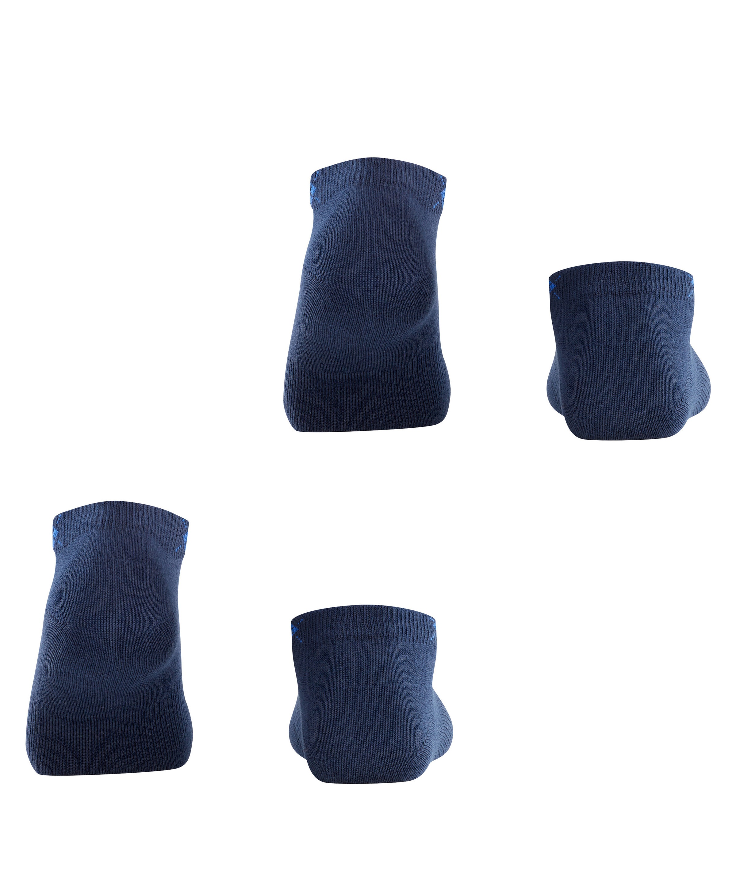 Burlington Chaussettes de baskets »Everyday« 2 paires,  Taille unique 36-41, uni, logo Burlington