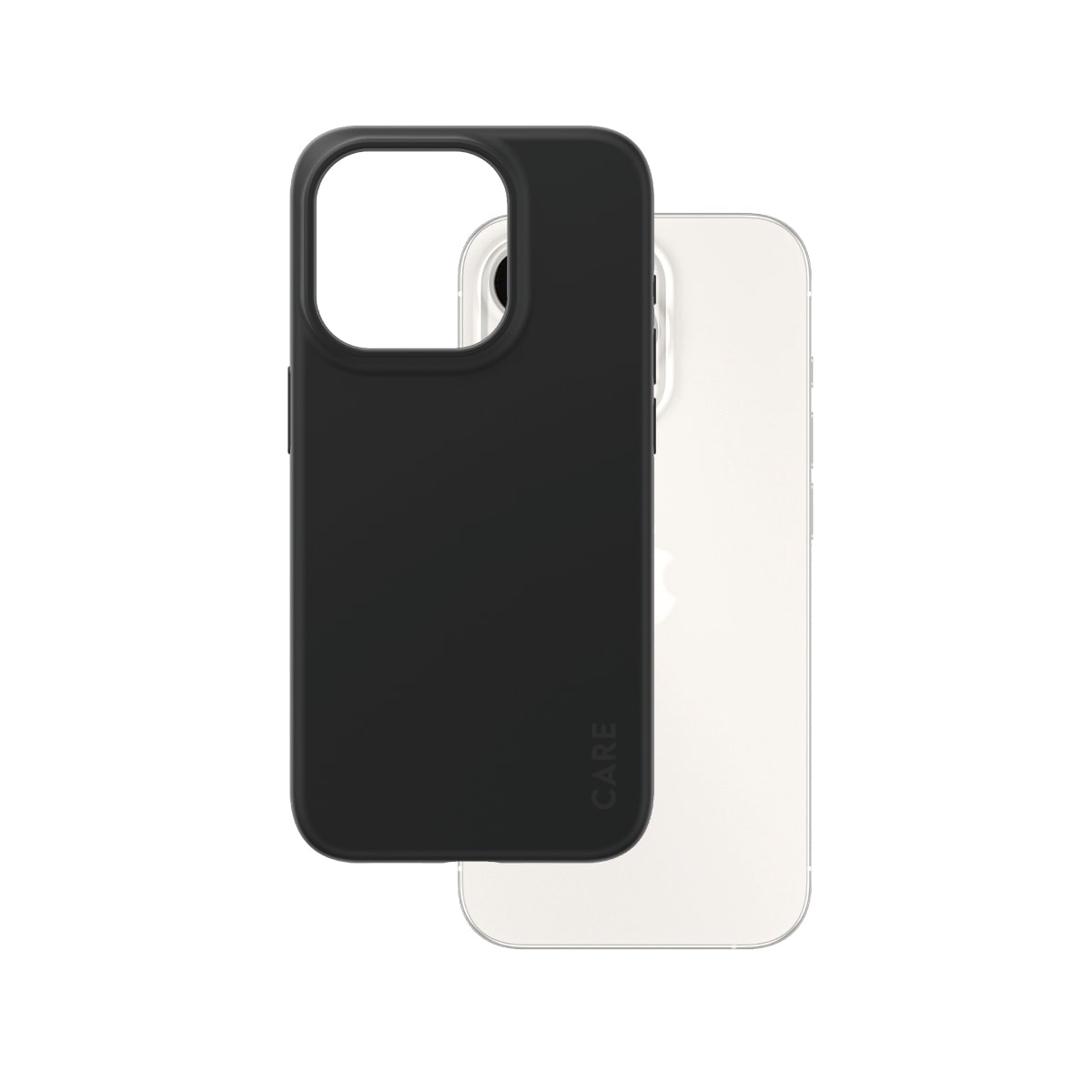 CARE by PanzerGlass Housse pour téléphone portable »Fearlessly Fashionable Case für Apple iPhone 15 Pro Fashion Black« Backcover, Schutzhülle, Handyschutzhülle, Case, Schutzcase, stossfest