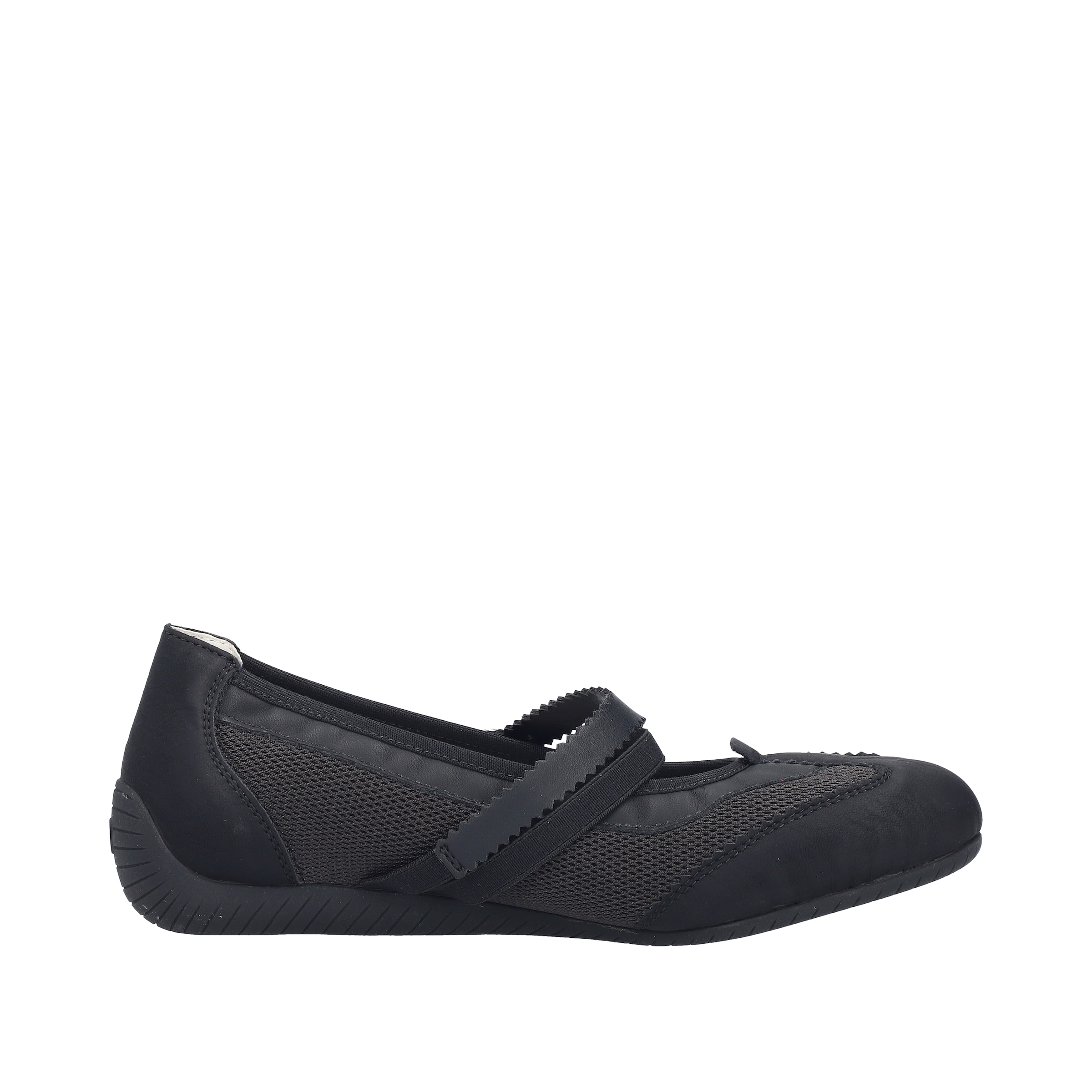 Rieker Ballerines à lanières  chaussure à enfiler, ballerines, mocassins avec insert en mesh