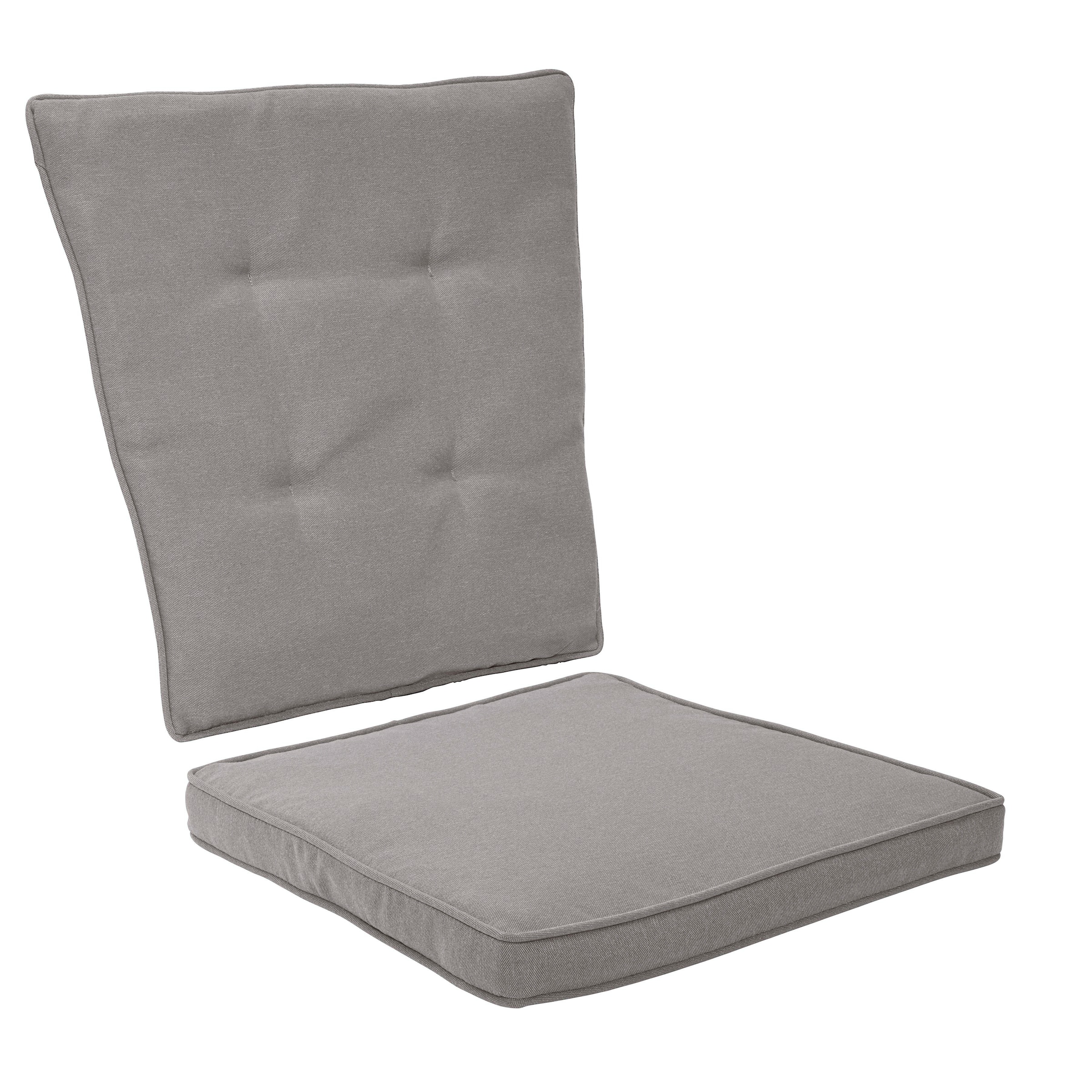 KONIFERA Garten-Essgruppe »Mailand« Set, 6x Sessel, 6x Sitzauflagen, 6x Rückenauflagen, 1x Tisch, 19 Stk. tlg. Tischplatte aus Sicherheitsglas, Staufläche unter dem Tisch