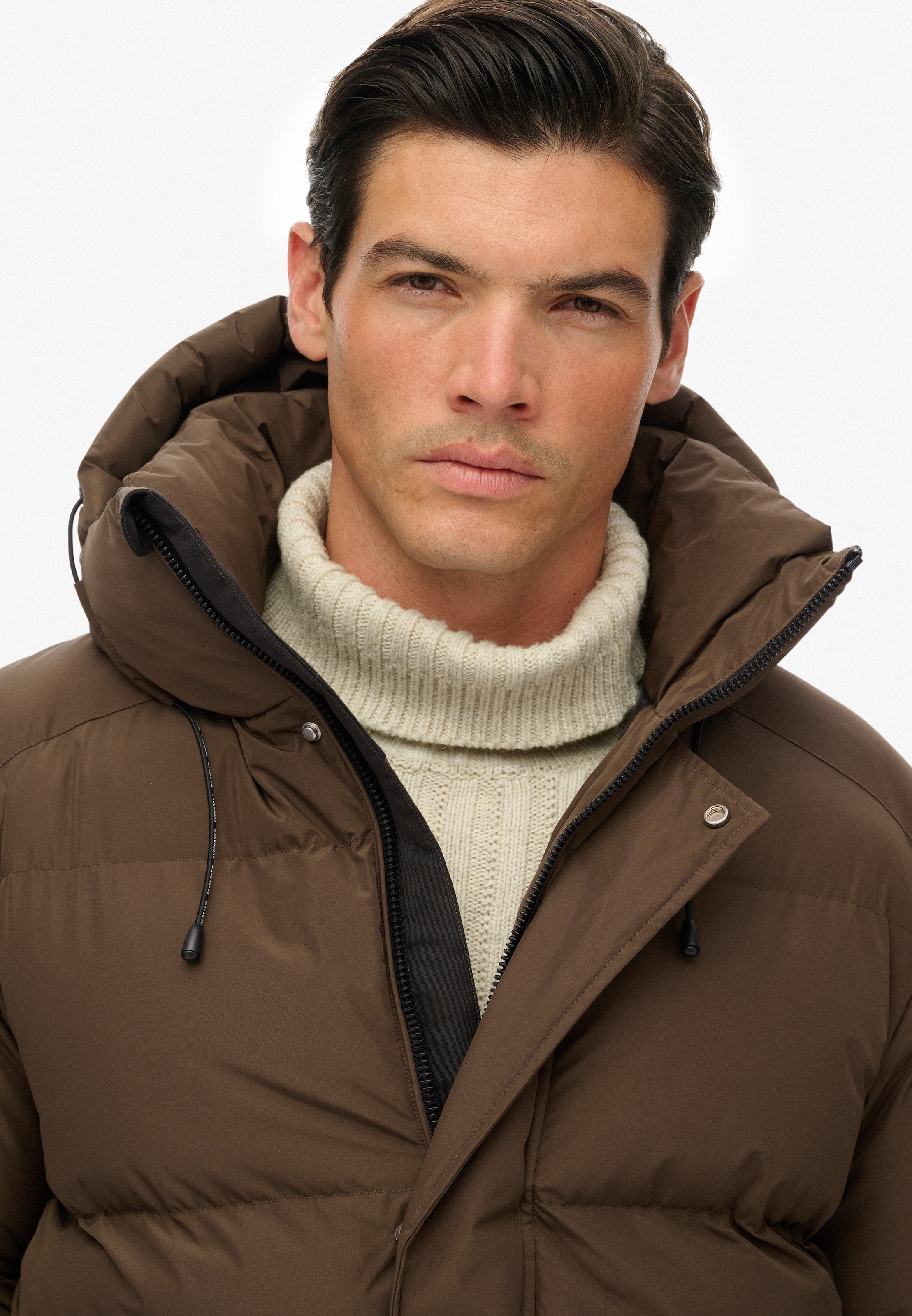 Superdry Veste matelassée »HOODED 5 BAFFLE SPORTS PUFFER« mit Kapuze Kunstfaser, relaxed fit