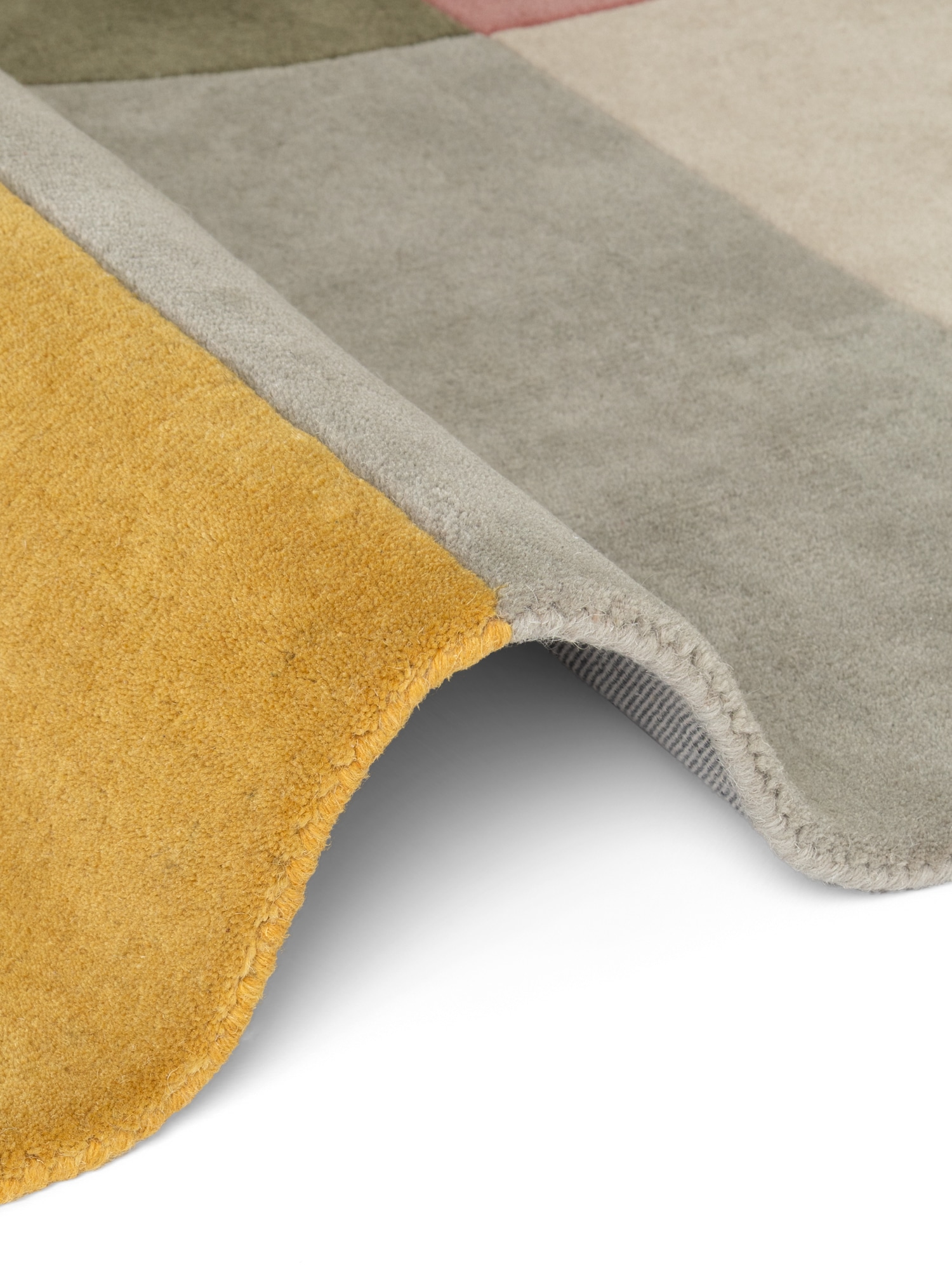 Ted Baker Tapis en laine »Curzon« Rectangulaire 17 mm Höhe Laine, tapis naturel, fait main, salon, chambre à coucher, coloré
