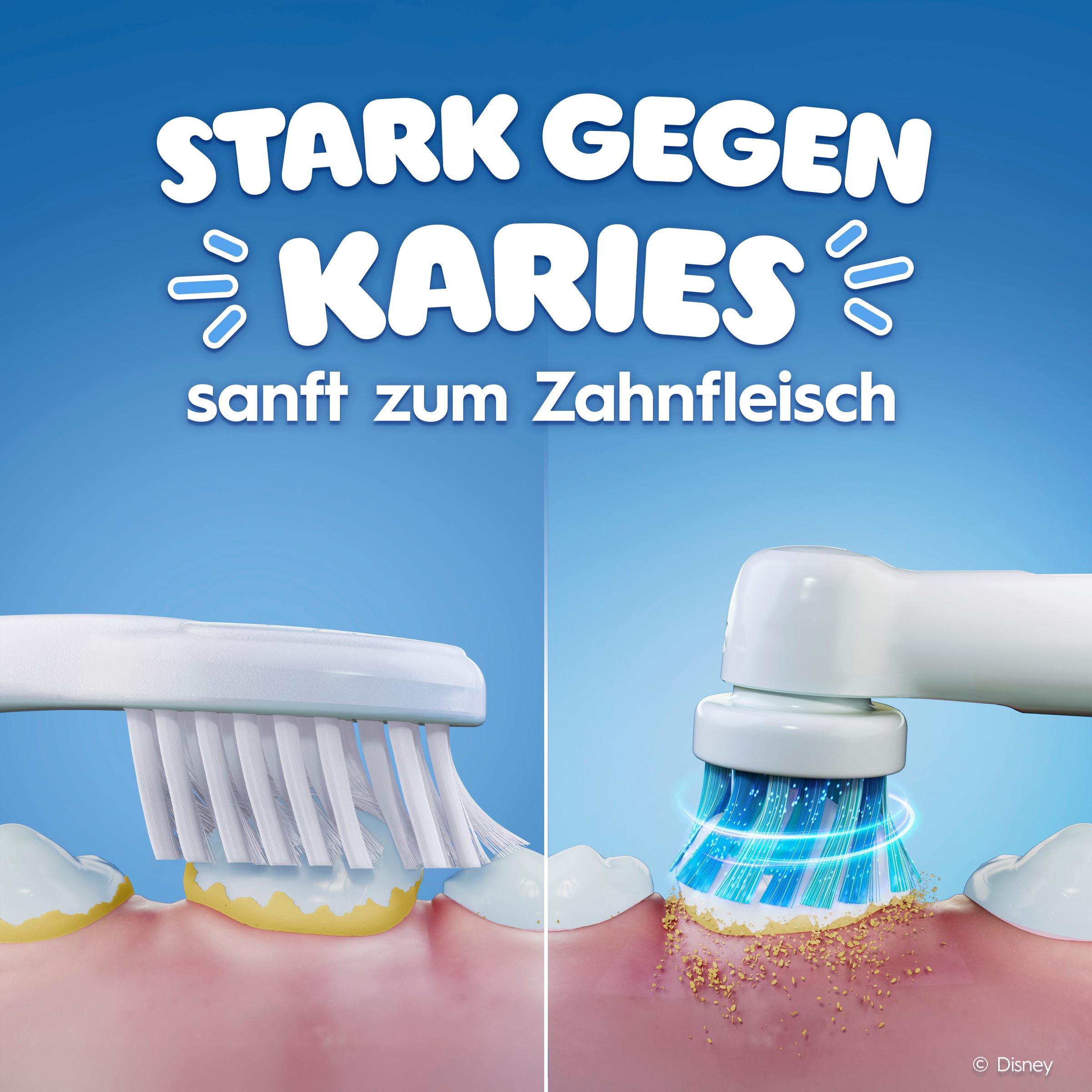 Oral-B Brosses à clipser »Pro Kids 3+ Disney Frozen« Poils extra doux, dès 3 ans