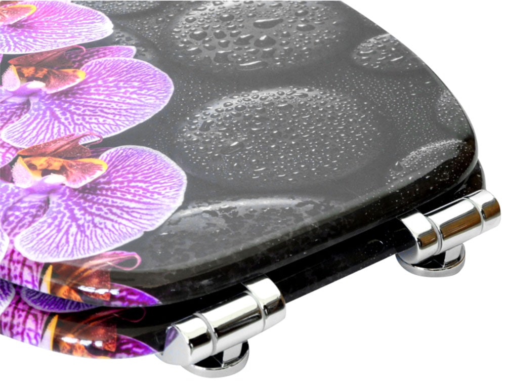 Sanilo Set d'accessoires de salle de bain »Madeira« bestehend aus WC-Sitz, Badteppich, Stöpsel, Seifenspender, WC-Bürste