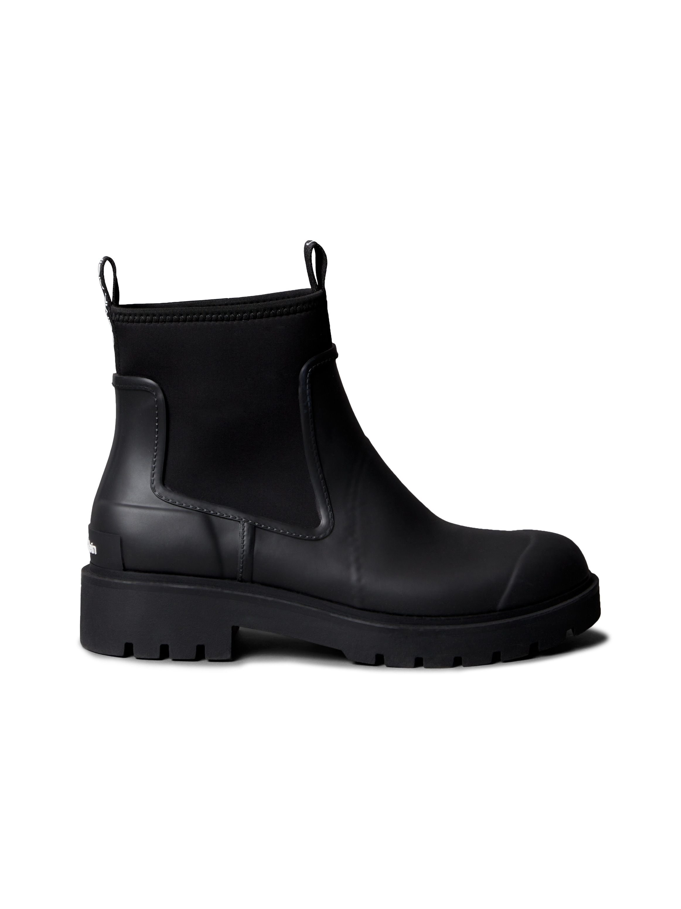 Calvin Klein Jeans Bottines chelsea »COMBAT RAIN BOOT«  bottines à talon bloc, bottines à enfiler, bottes de pluie avec languette