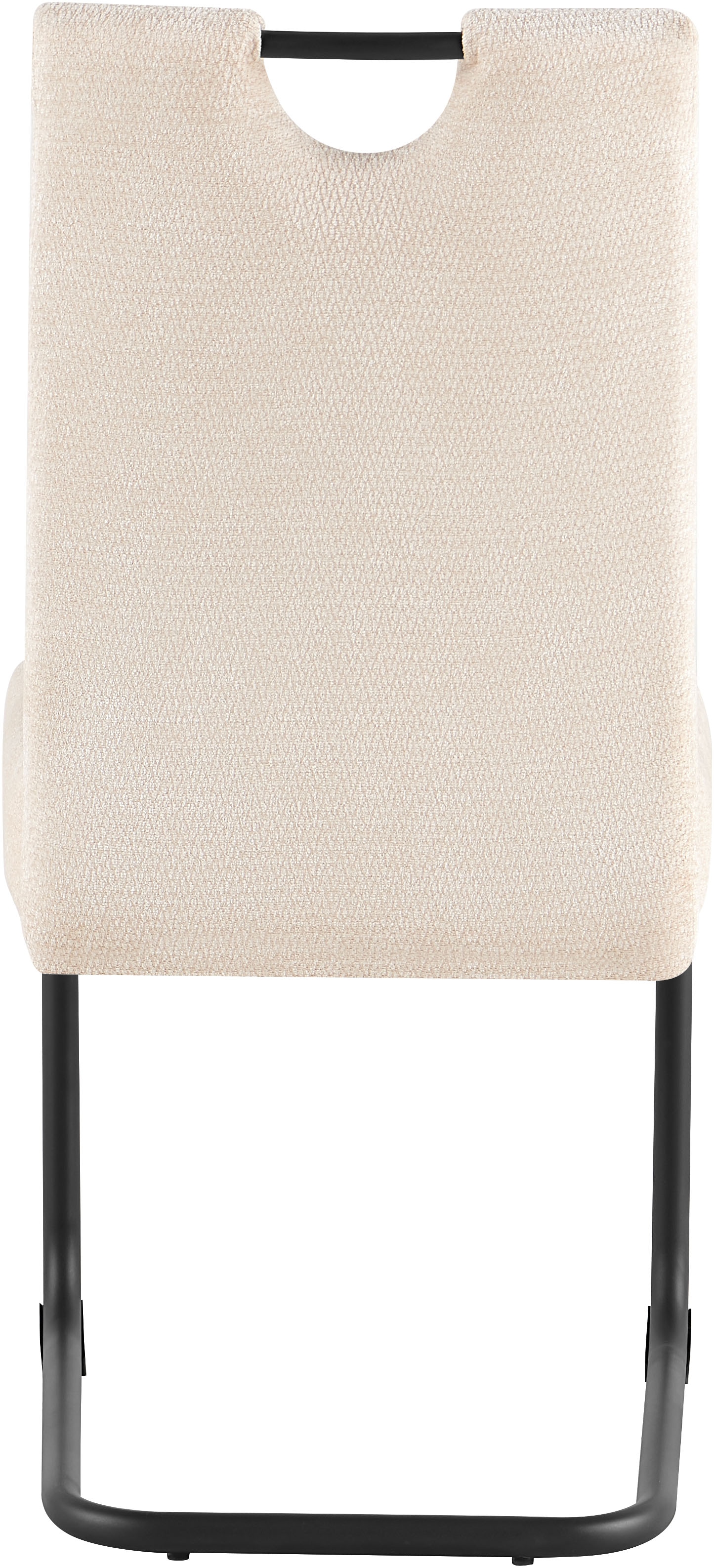 GOODproduct Chaise cantilever »Echo, 2er-Set, Federkern« () 2 cuischaise cantilever confortable avec ressort et poignée, charge maximale 140 kg