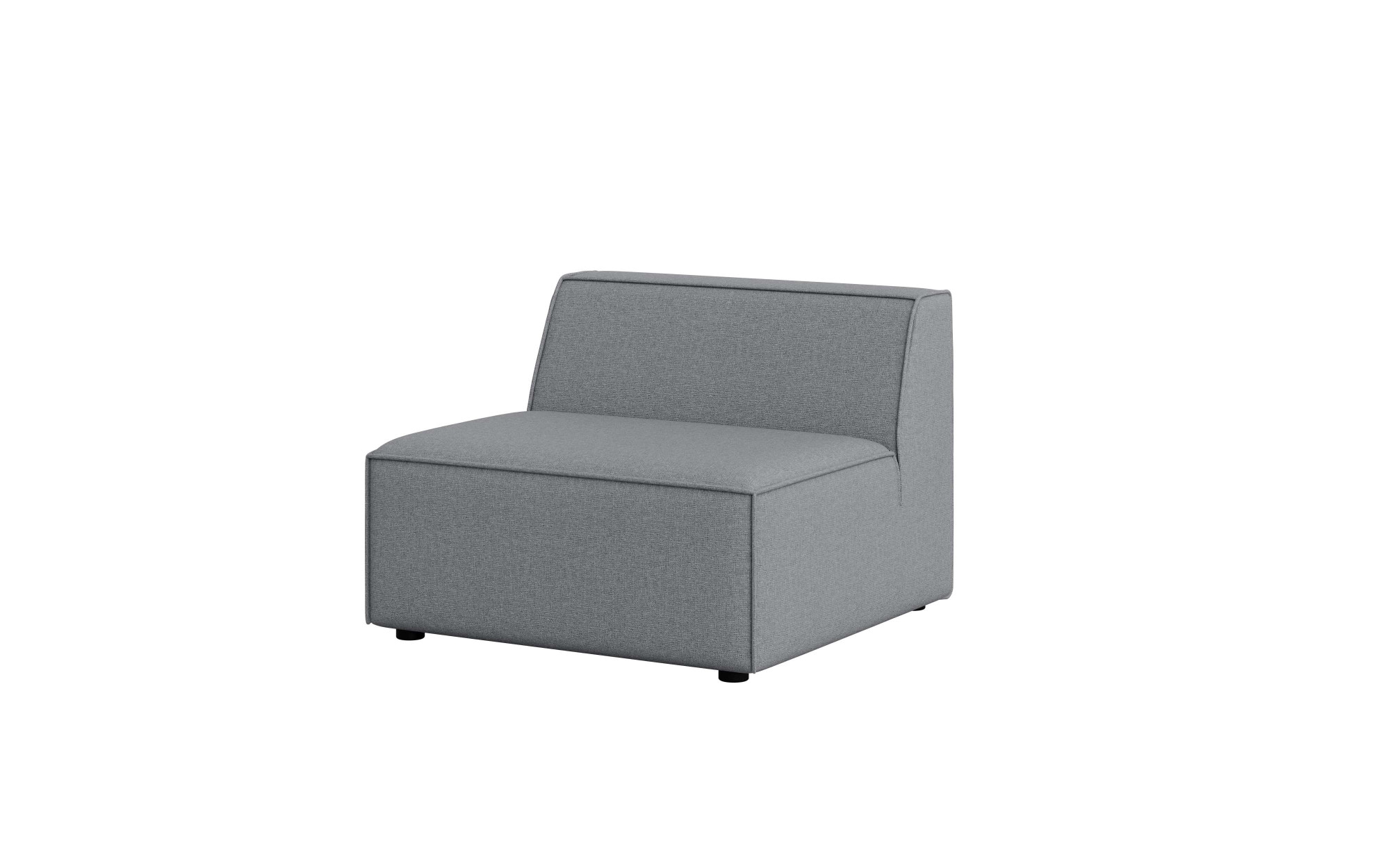 GOODproduct Fauteuil »Bequemer Sessel Cavan, Masse B/T/H: 90/90/72 cm« ohne Armlehne, mit Wellenunterfederung, auch in Bouclé