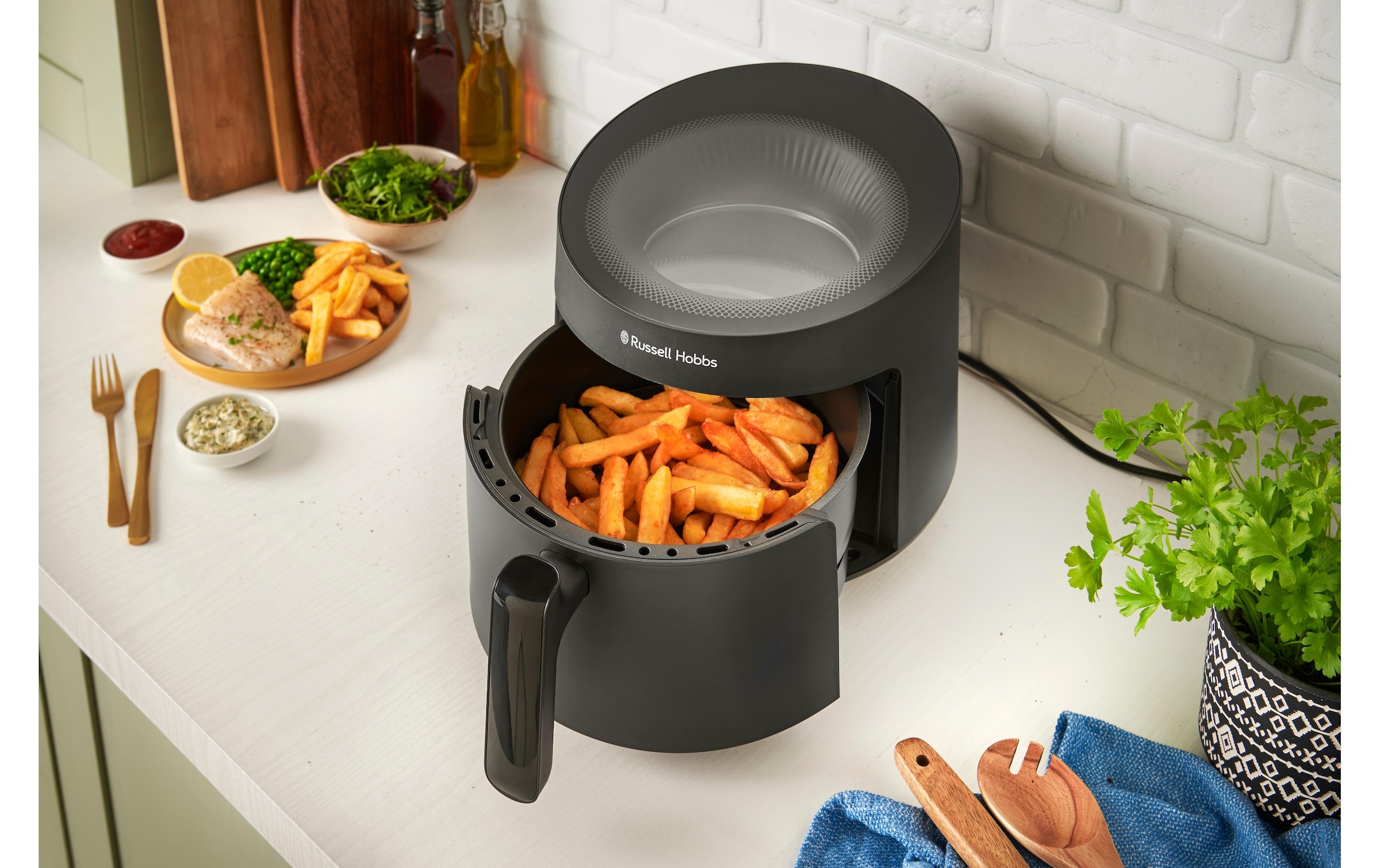   Heissluftfritteuse »SatisFry Panoramic AirFryer(27421-56)« 1500 W mit Sichtfenster, 10 Programme., wenig oder kein Öl erforderlich