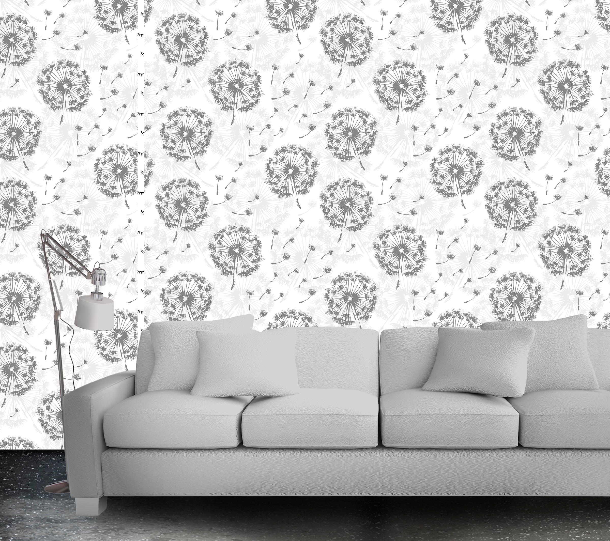 queence Papier peint vinyle »Othio« Motif | botanique | floral | imprimé | naturellement | à motifs 90x250cm, selbstklebend, kinderleichte Anbringung, , Sticker