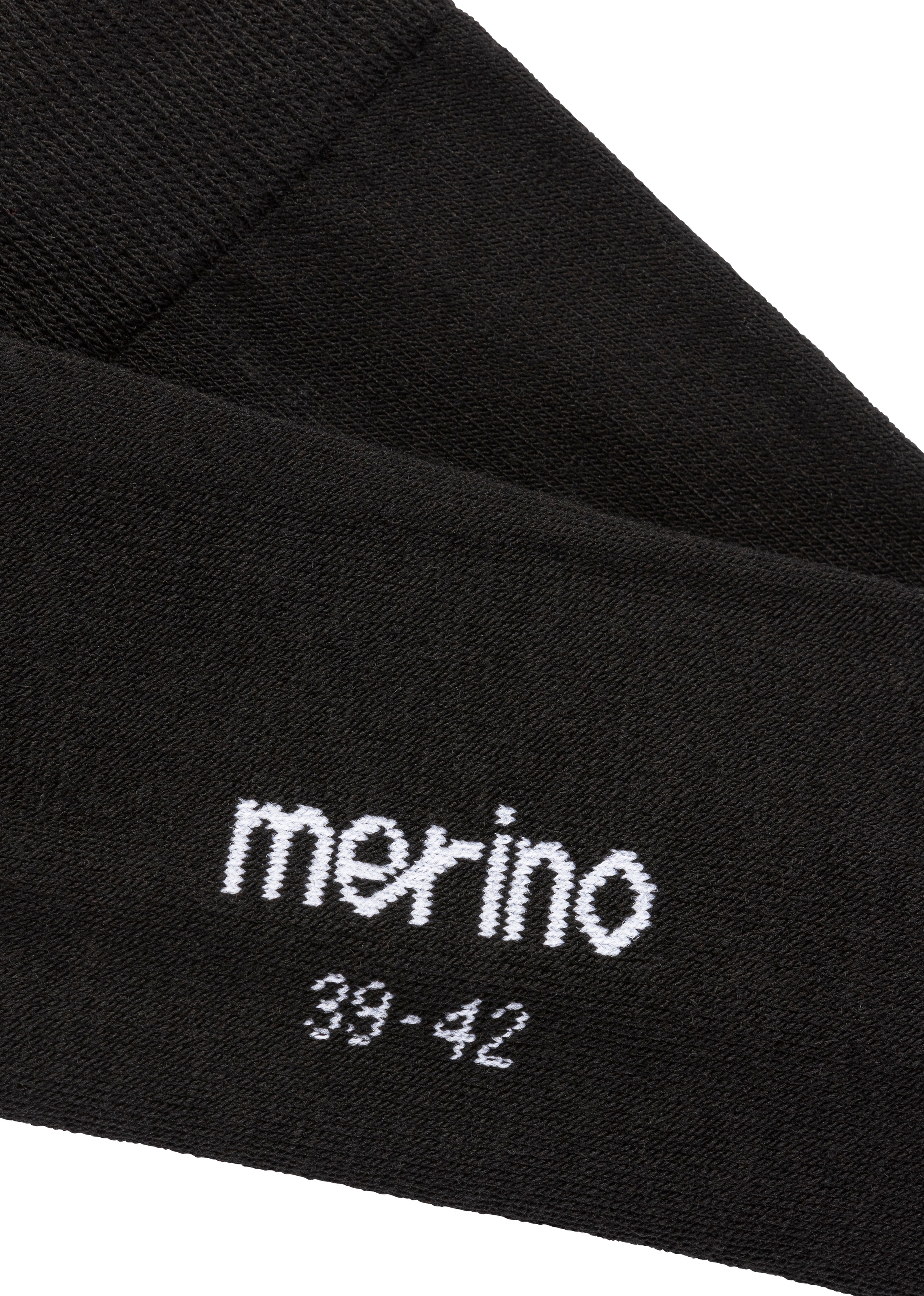 Apollo Basicsocken 3er Pack,  Unisex mit Stickerei und weichen Merinowoll-Anteil