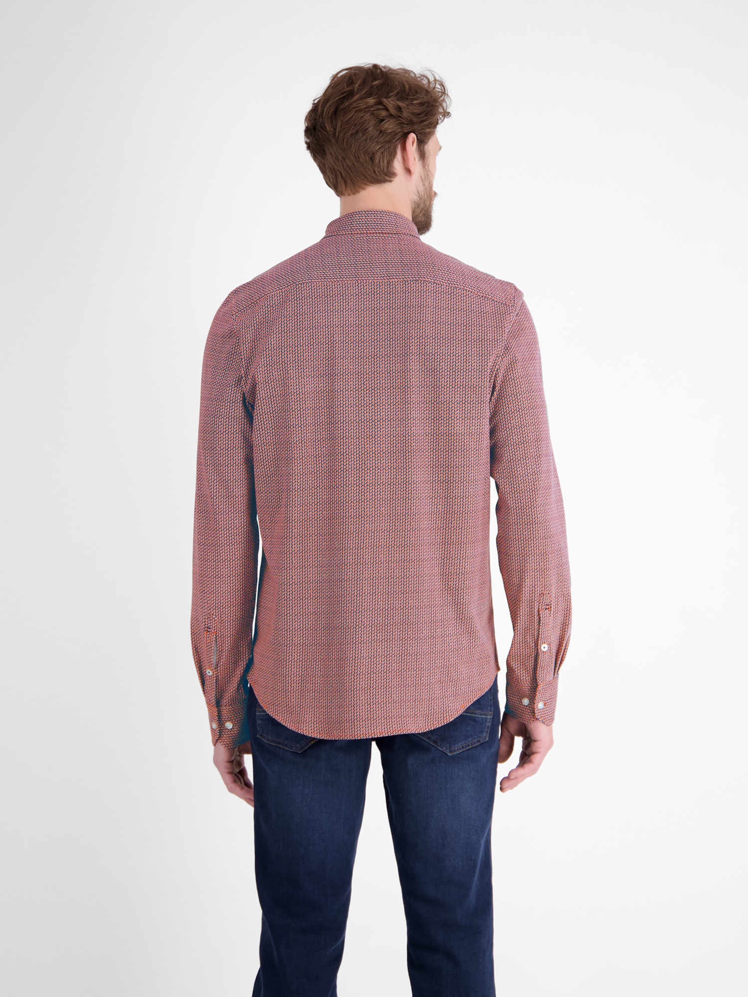 LERROS Chemise à carreaux »Langarmhemd mit Minimal-Karomuster«