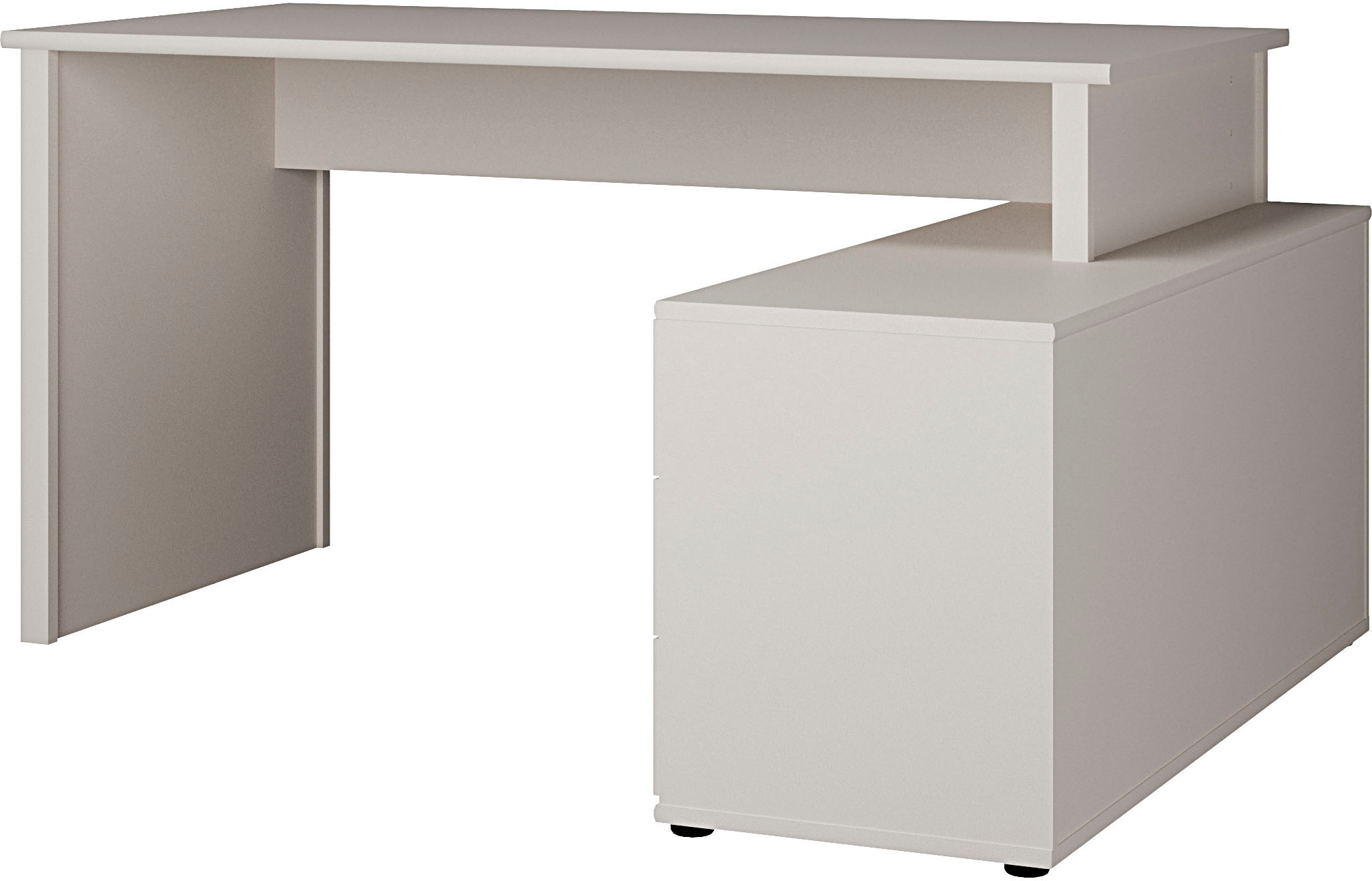 FORTE Bureau d'angle »Tempra« beaucoup de rangement, largeur 151 cm
