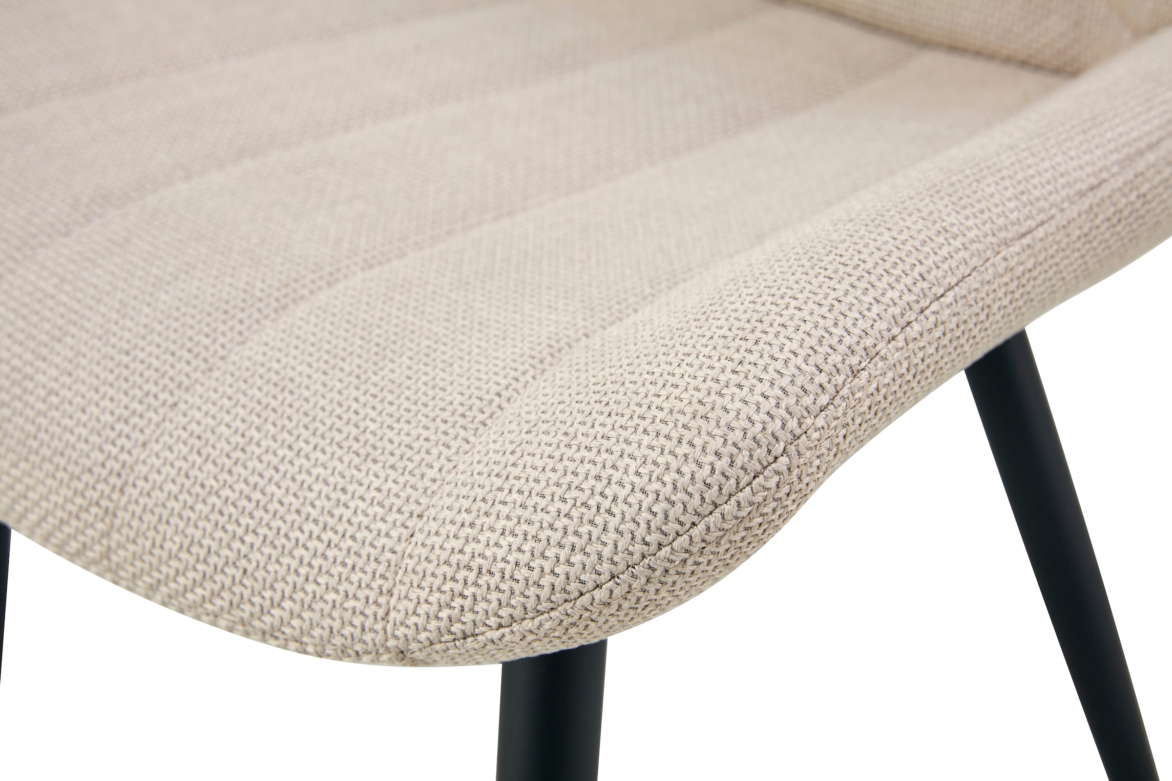 Home affaire Chaise de salle à manger »DAWSON, 2er Set, mit Metallgestell in matt schwarz« (Ensemble) 2 cuisin verschiedenen Farben, Belsatbarkeit pro Stuhl 120 kg