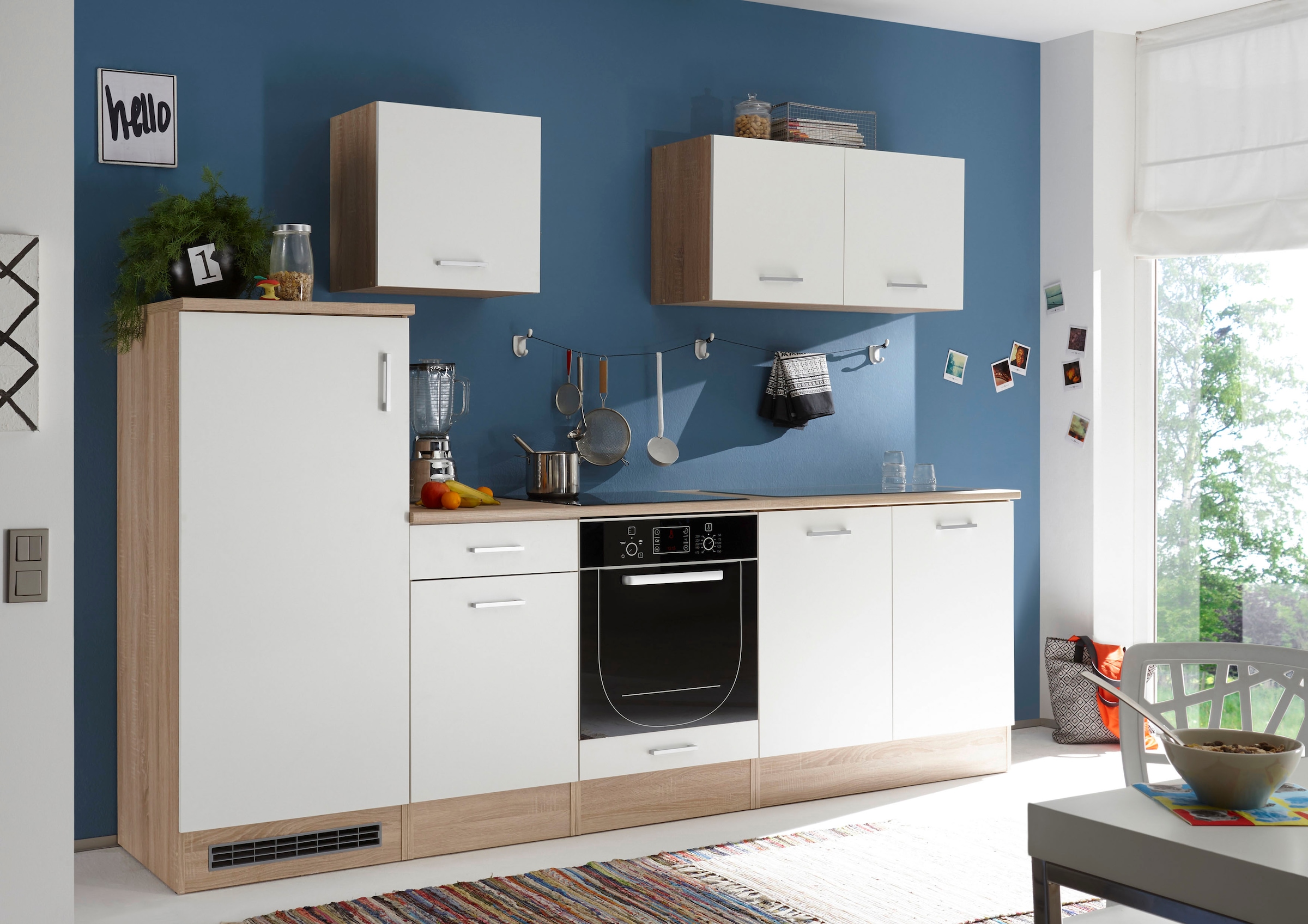 BASIC by Balculina Küchenzeile »Andy« Breite 270 cm, wahlweise mit E-Geräten