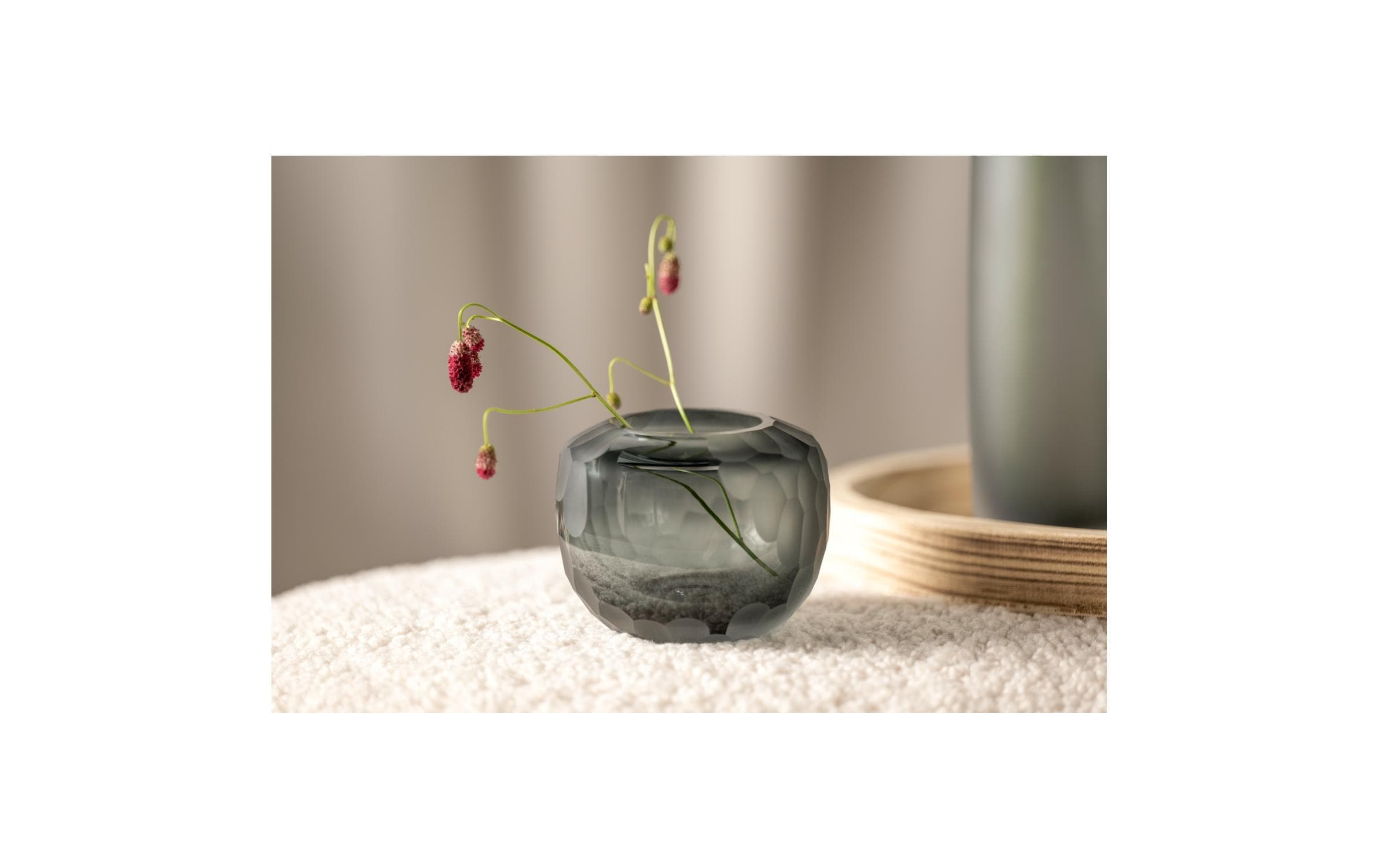 LEONARDO Vase décoratif »Vase Bellagio 10 cm, Anthr«