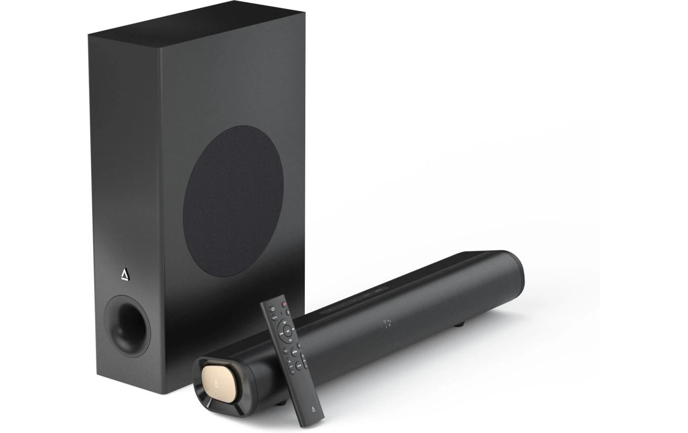 Creative Soundbar »Stage Pro, Soundbar mit Subwoofer 2.1-Soundbar mit Dolby Audio« ( ) HDMI Arc, USB Audio, Optical, Aux-in