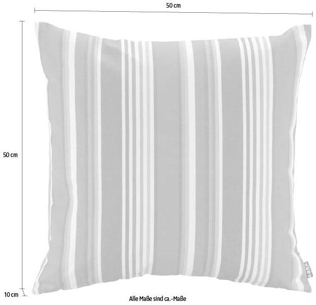 H.O.C.K. Coussin décoratif »Yucatan« mit bunten Streifen, Kissenhülle mit Füllung, 1 Stück