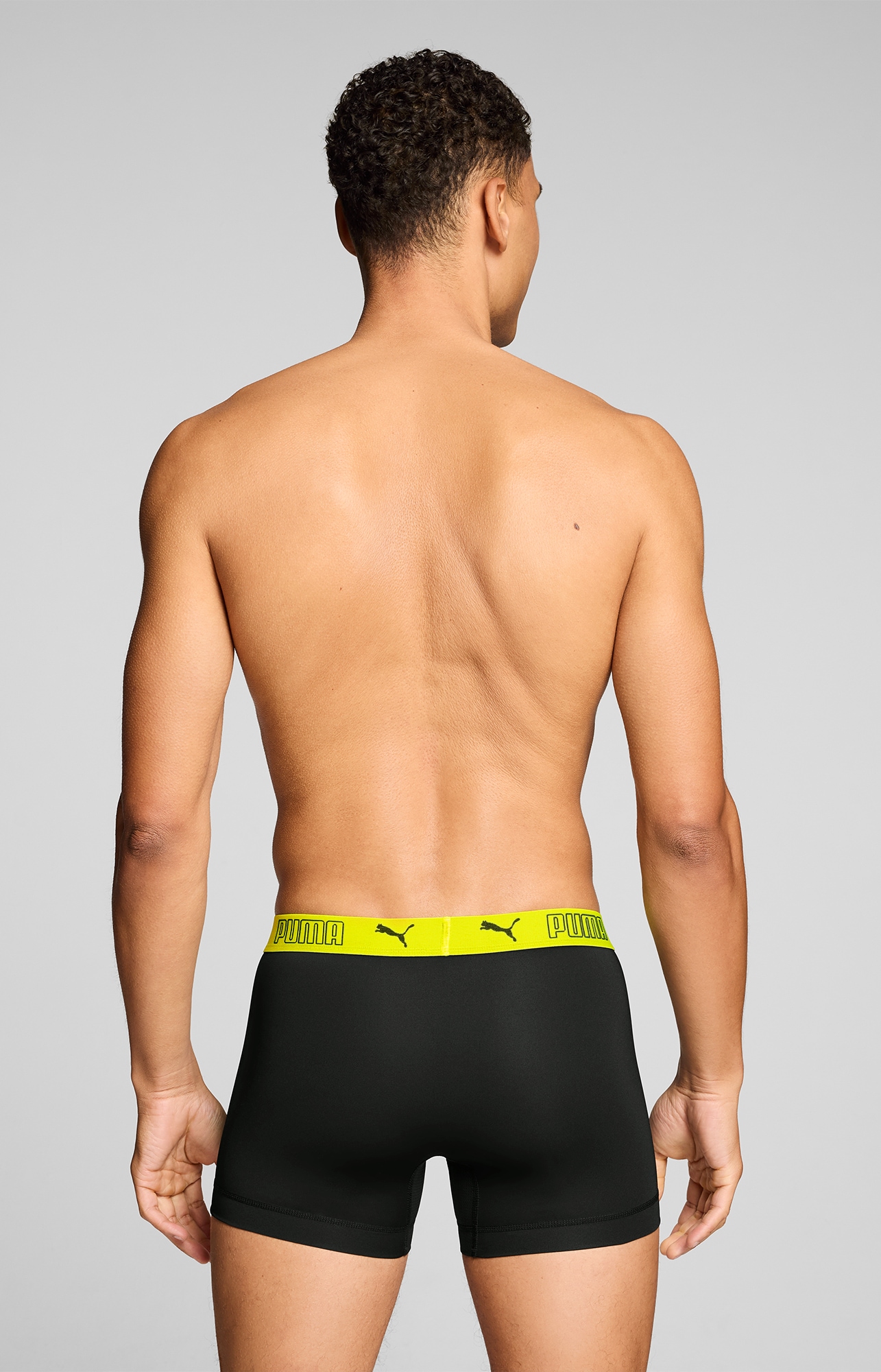 PUMA Boxershorts »PUMA MEN SPORT MICROFIBER BOXERS« 2er Pack,  mit Logo-Bund