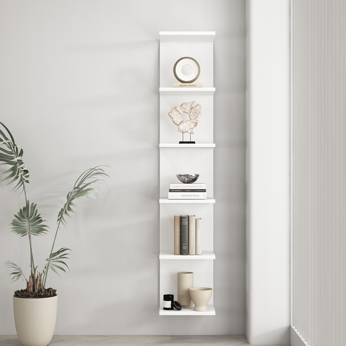 GOODproduct Étagère murale »Moid« dekorativer Stauraum, Wandmontage