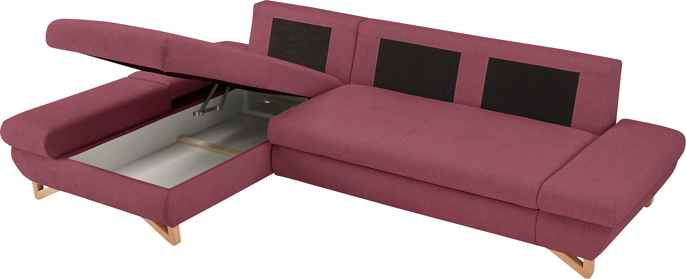 Home affaire Schlafsofa »City/Giron« komfortable Bettfunktion (Liegefläche 245 x 138 cm), sowie Bettkasten