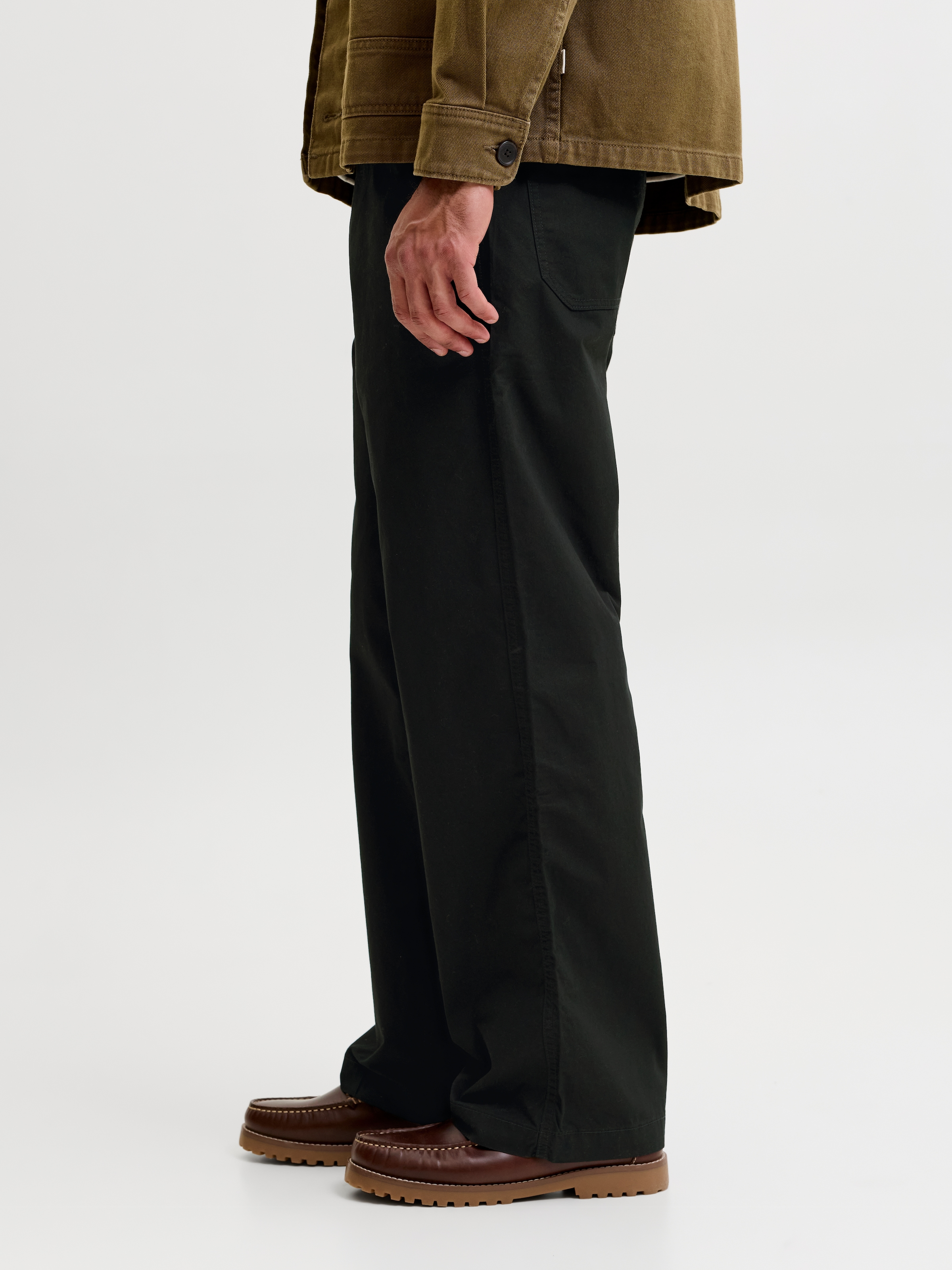 Jack & Jones Chinos »JPSTBILL DREW CHINO NOOS«  Baumwolle, weit geschnitten