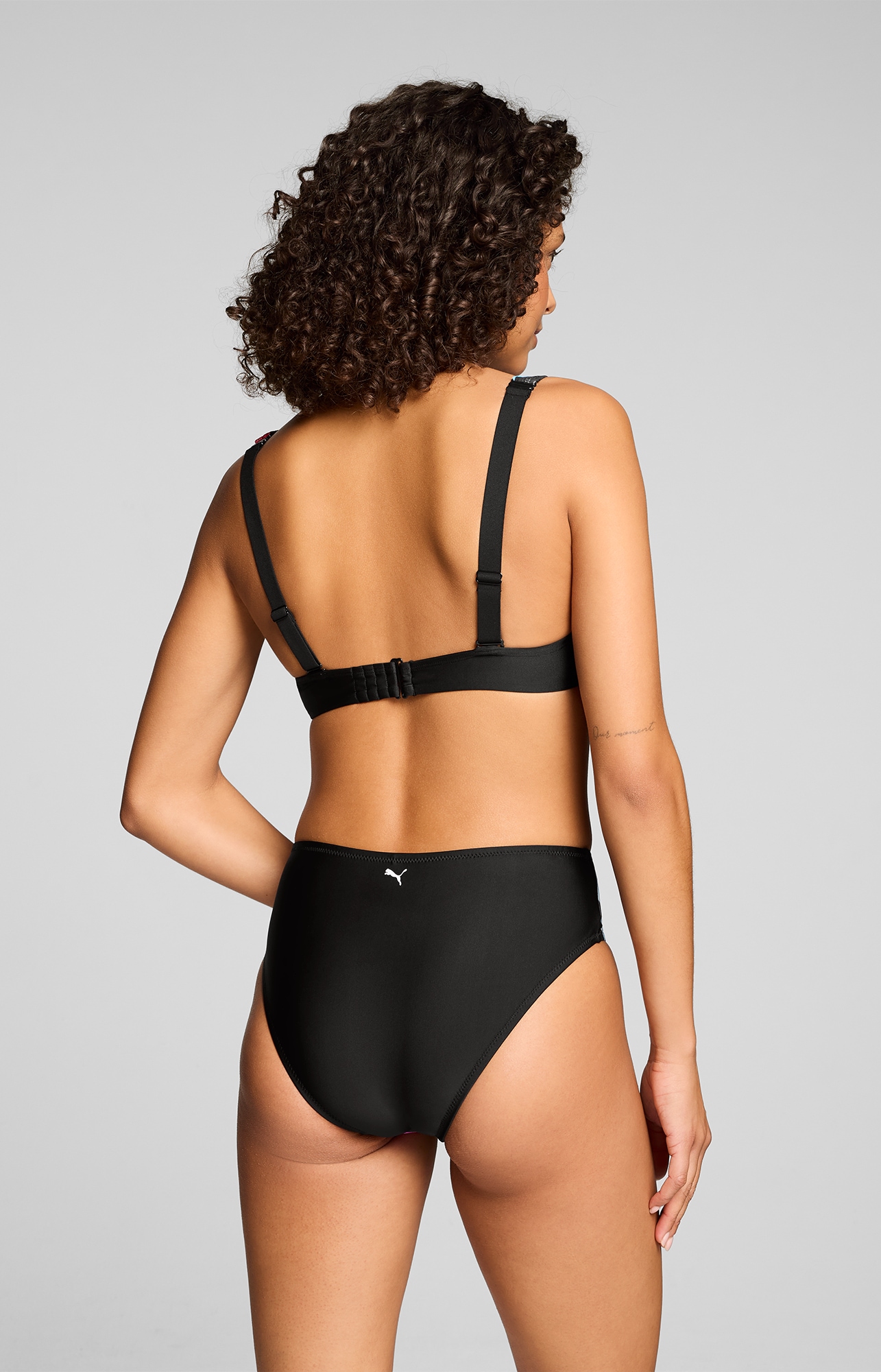 PUMA Maillot de bain »PUMA SWIM WOMEN PRINTED SCOOP NECK TOP 1P«