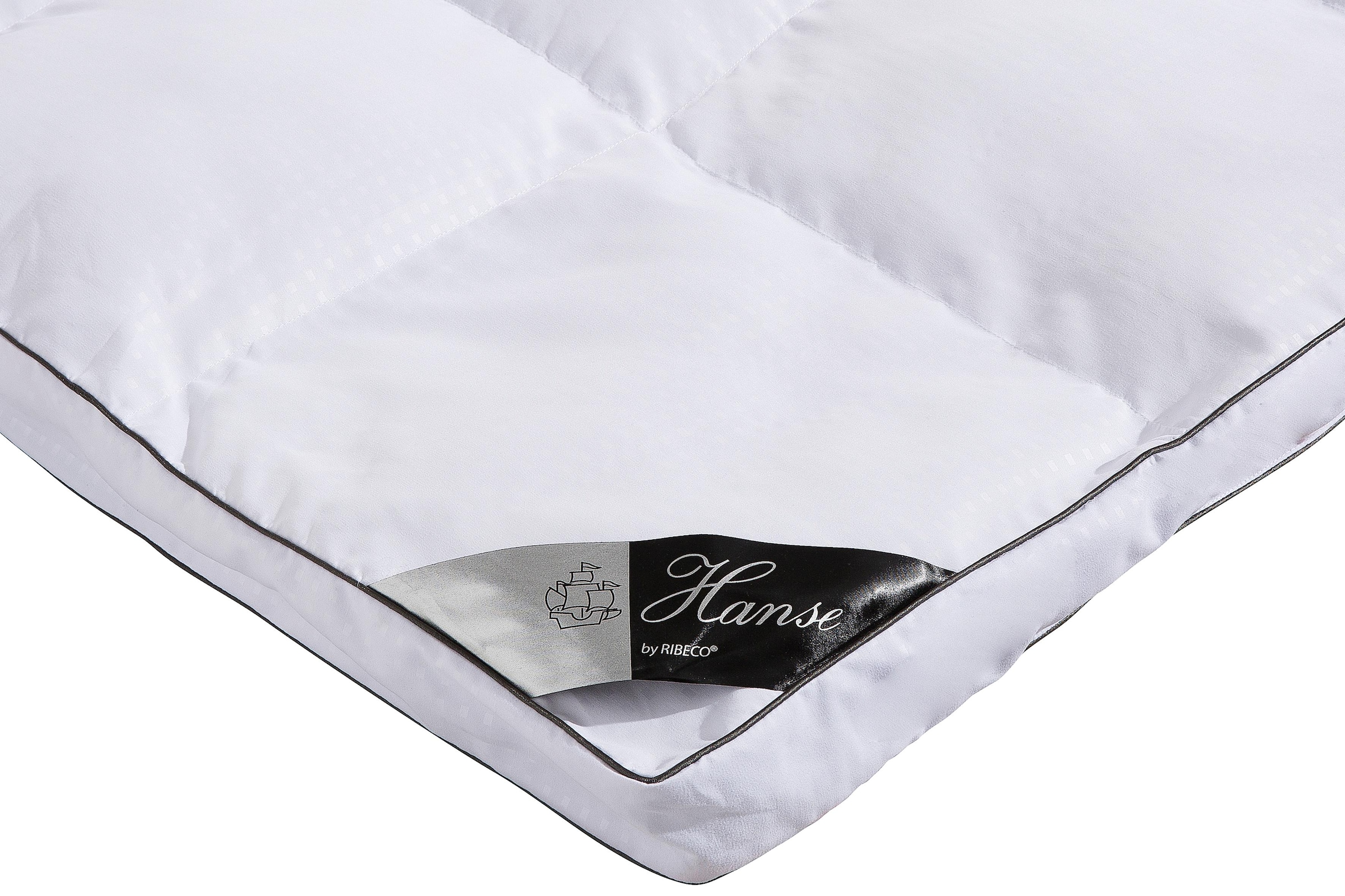 Hanse by RIBECO Kunstfaserbettdecke + Kopfkissen »Max« Unschlagbares Preisleistungsverhältnis!