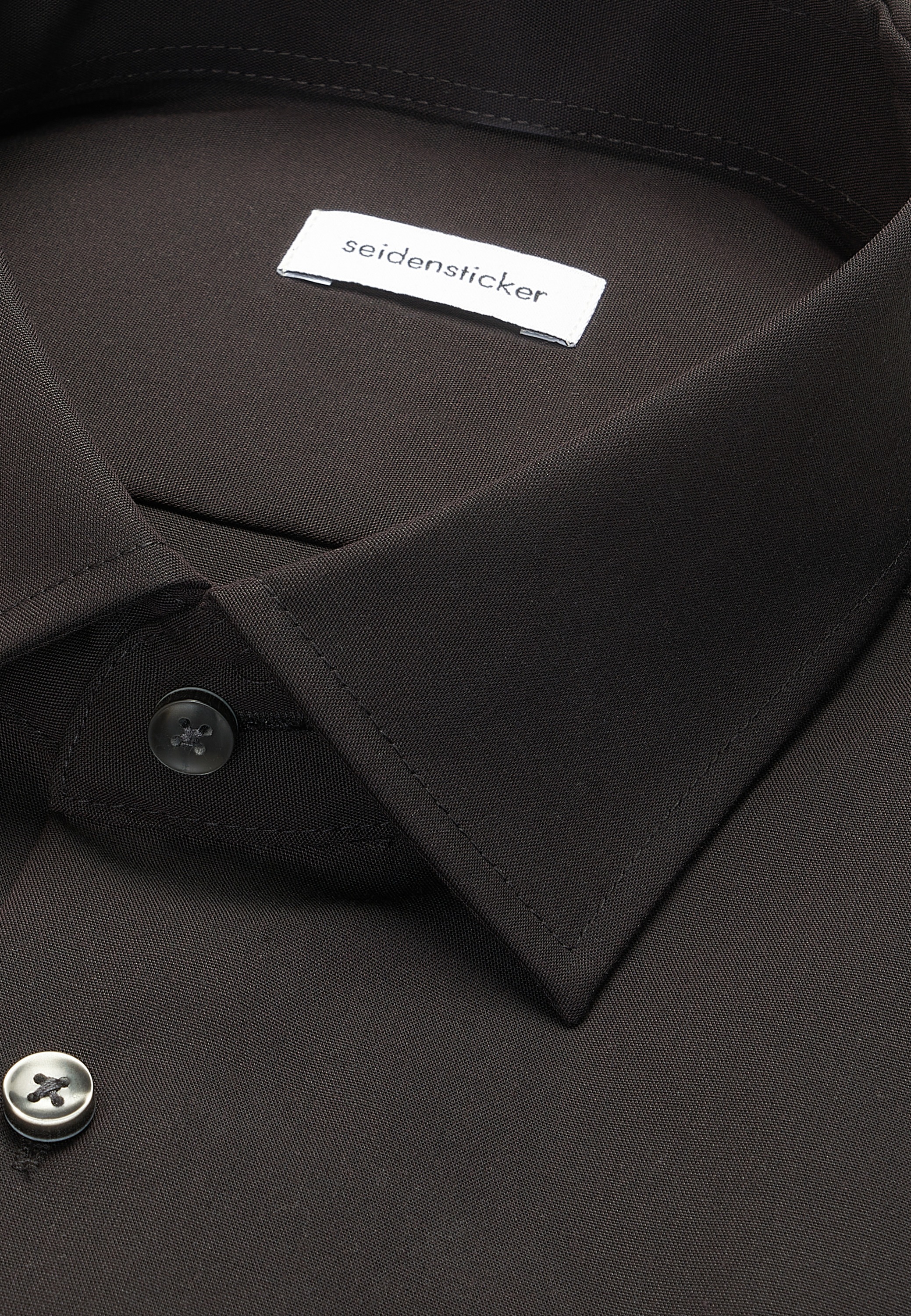 seidensticker Businesshemd »Schwarze Rose« Regular 1/2 Kentkragen Uni