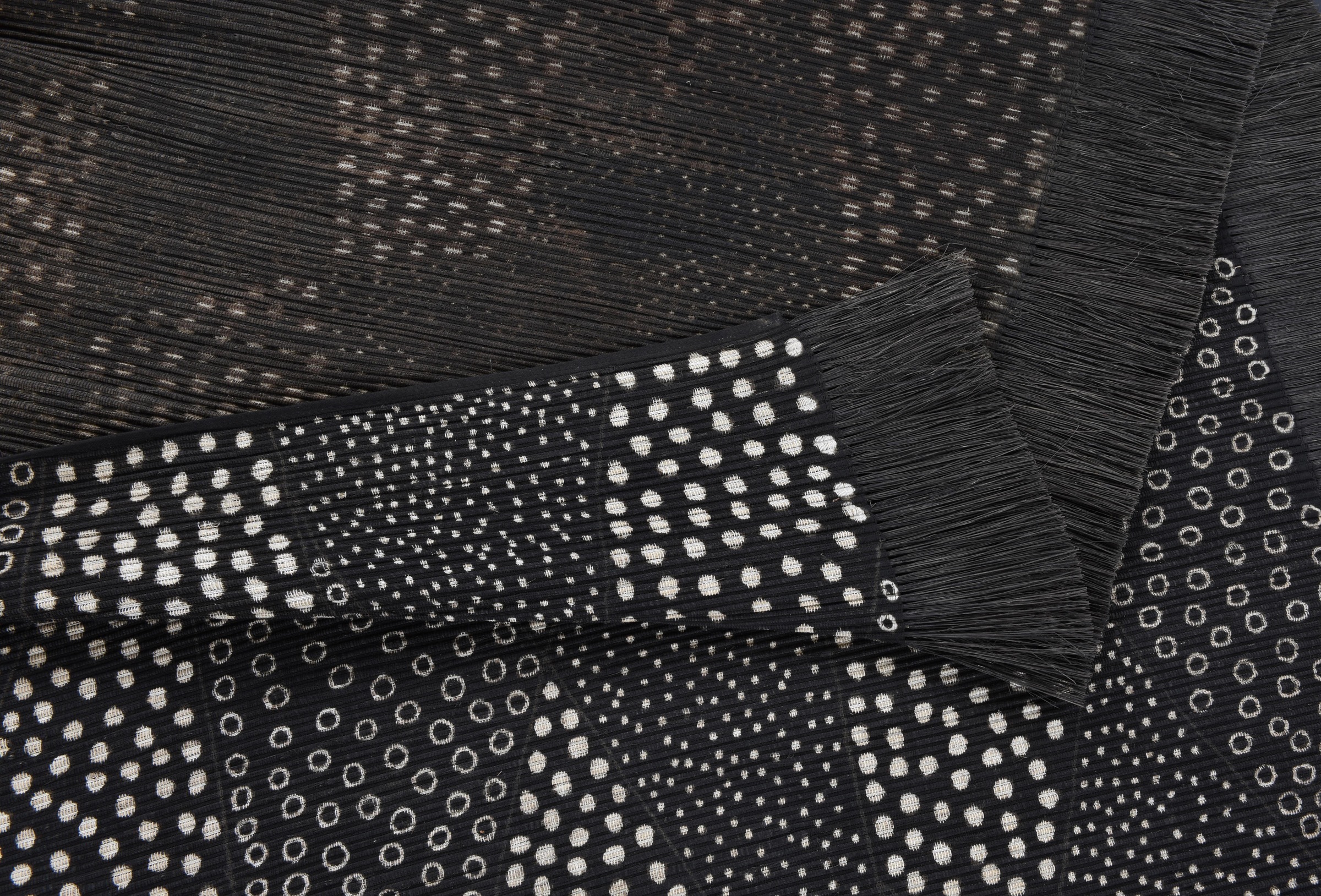 DIE HAUSKUNST Tapis »Chiya Tiama 3« Rectangulaire 4 mm Höhe Flachgewebe, handgewebt, mit Fransen