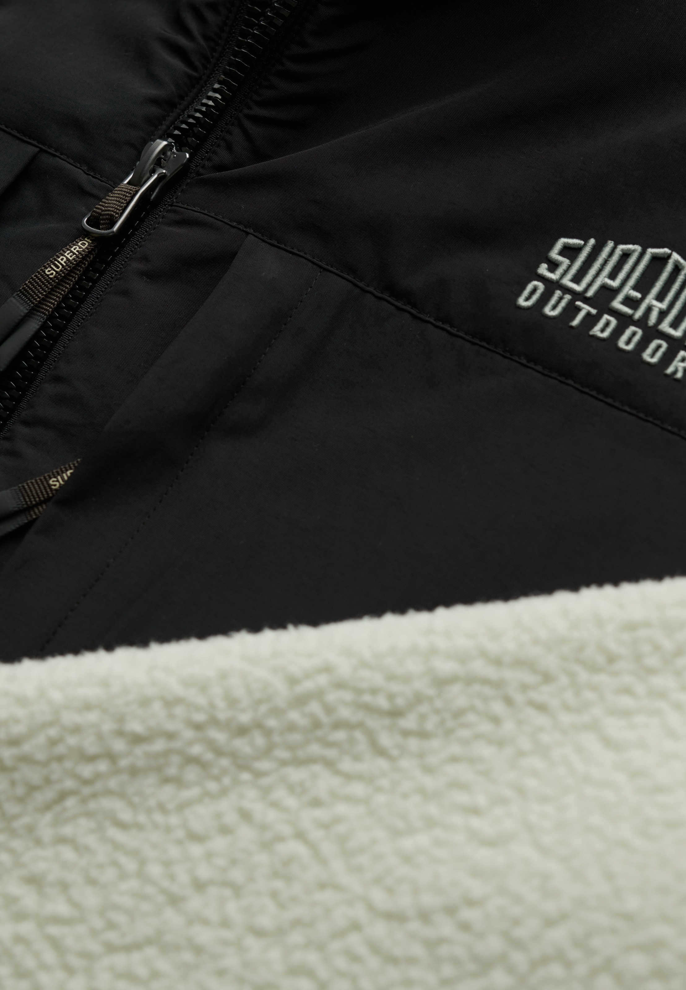 Superdry Parka »POLAR FLEECE HYBRID TREKKER« in toller Fleece Qualität