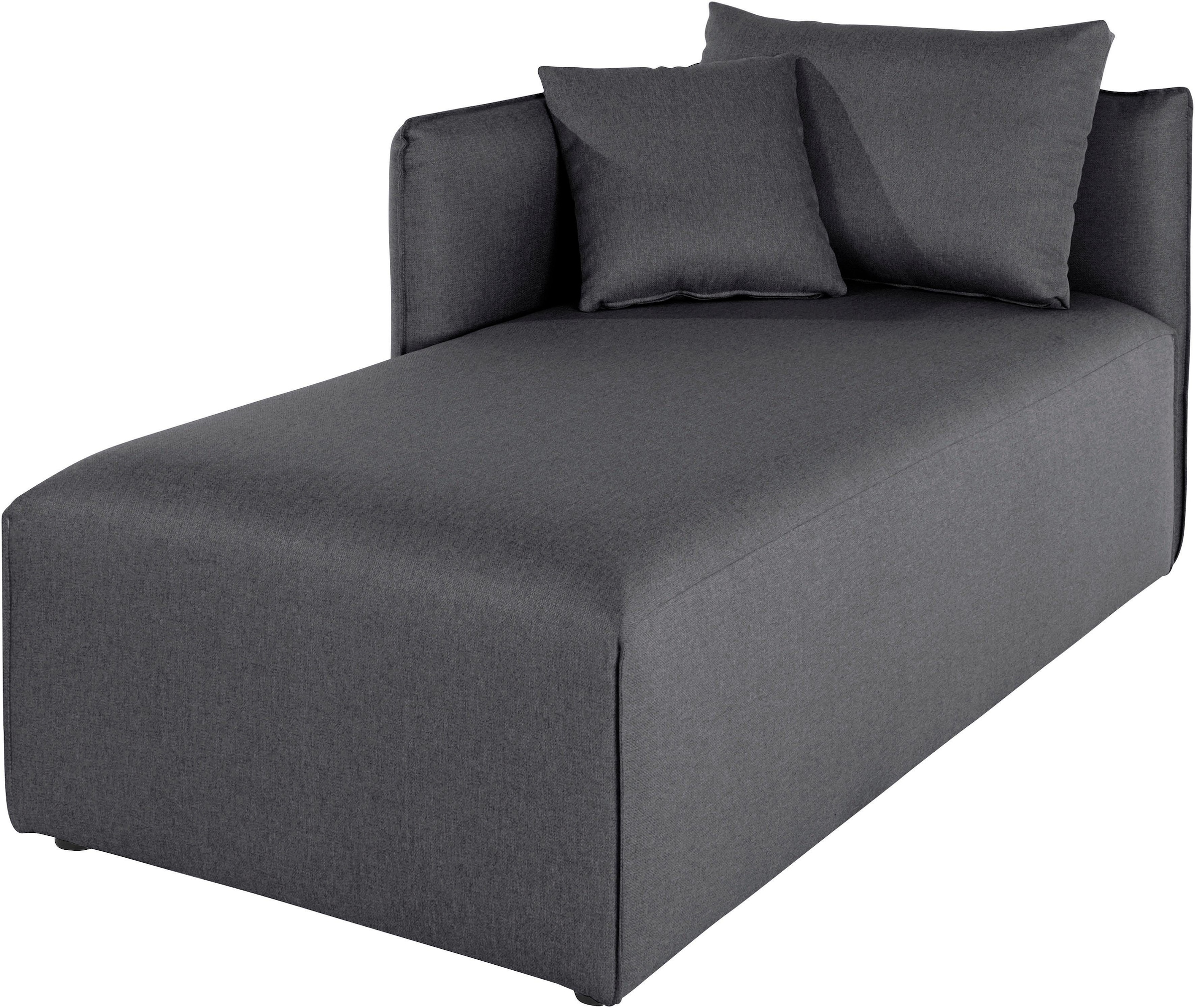 GOODproduct Ottomane »Nöre« Modul - zum Zusammenstellen; in vielen Bezugsqualitäten und Farben