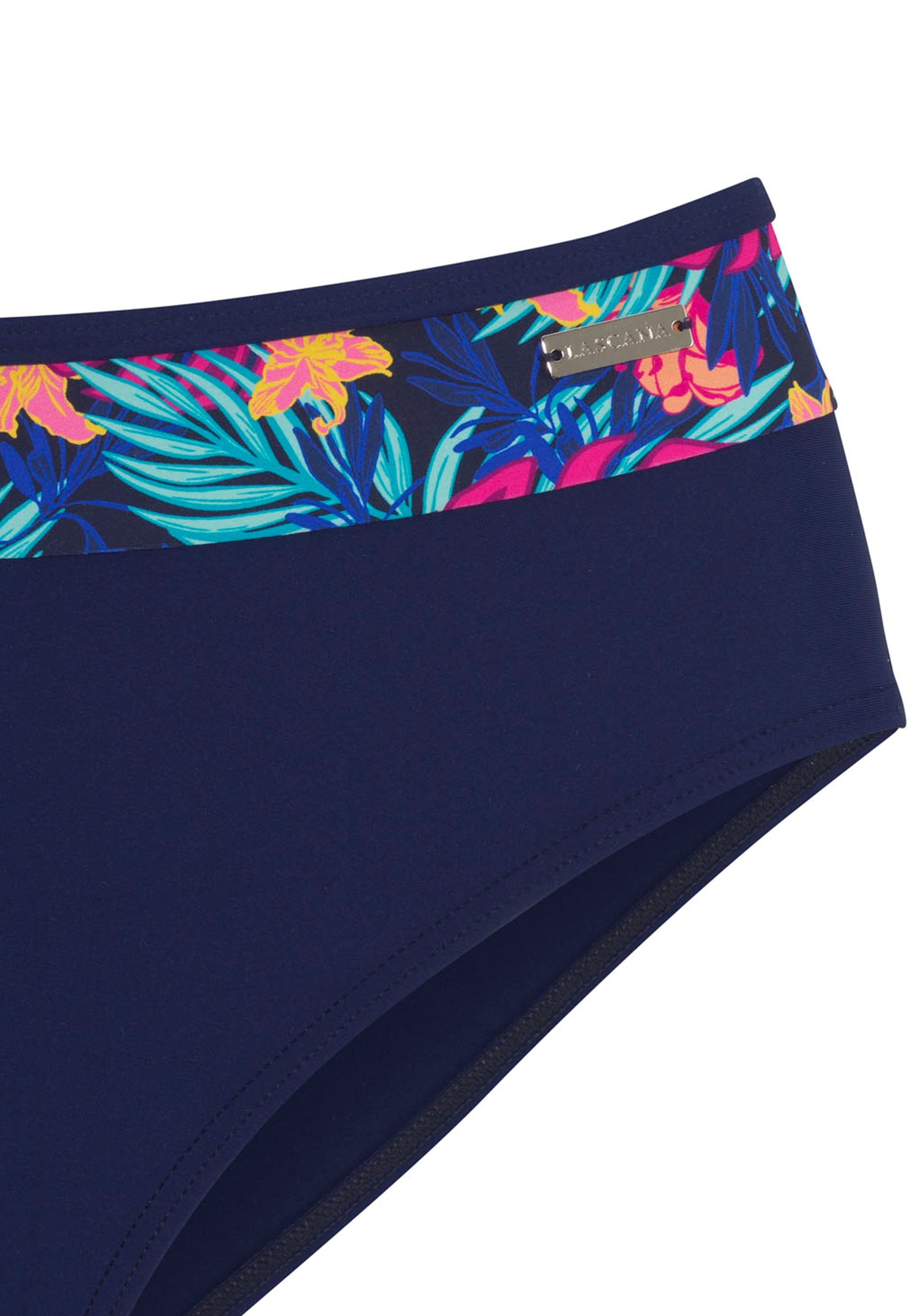 LASCANA Pantalon de bikini mit bedruckter Blende am Bund