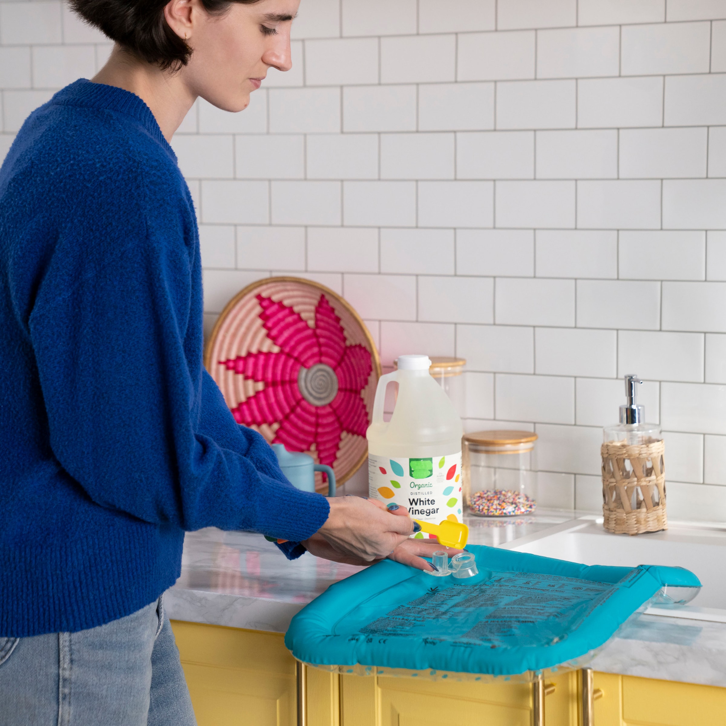 Bright Starts Spielmatte »Stitch Making Waves Tummy Time Water Mat«