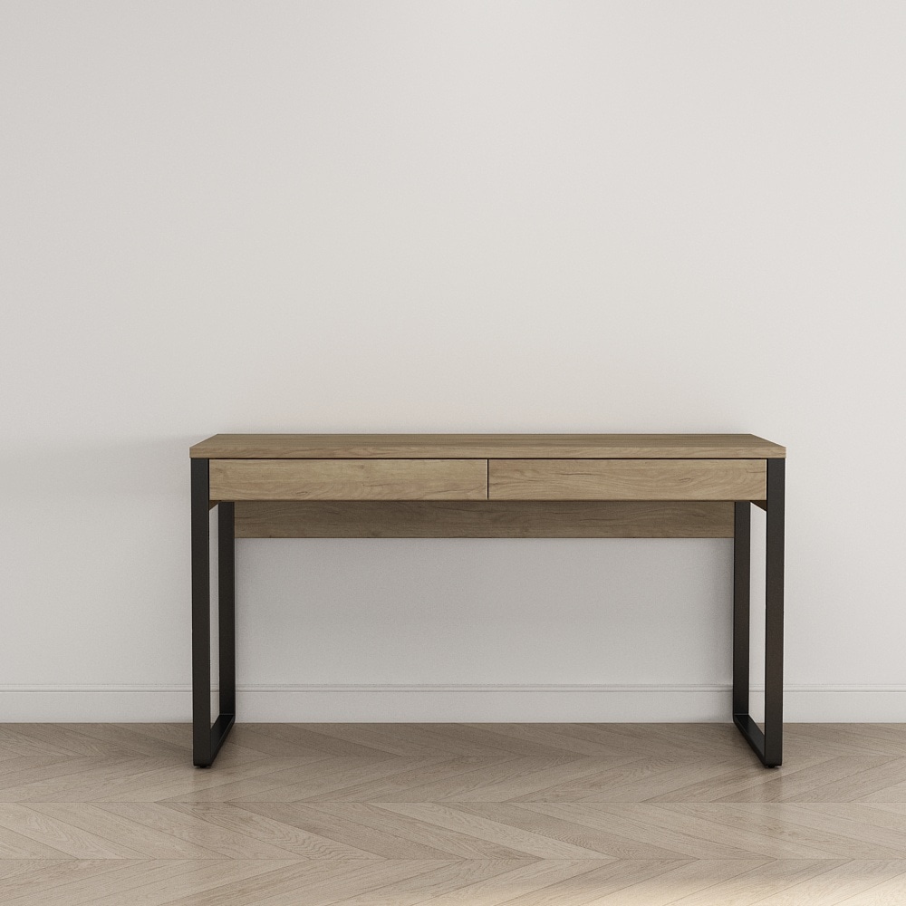 GOODproduct Bureau »Moid, Computertisch im modernen Design,« Breite 120/140/160 cm, mit Metallbeinen & Schublade