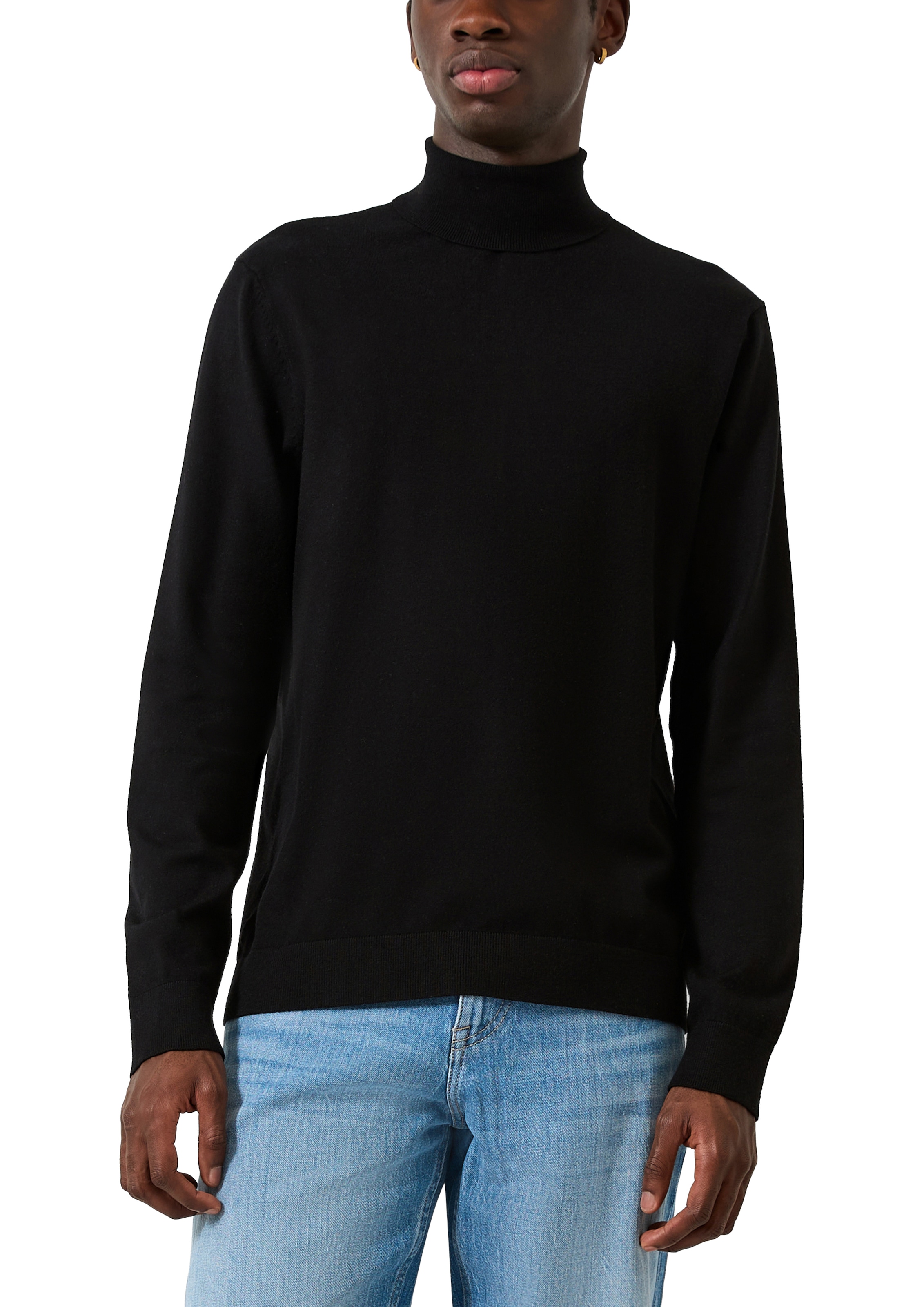 QS Rollkragenpullover Strick-Rolli / Unifarben