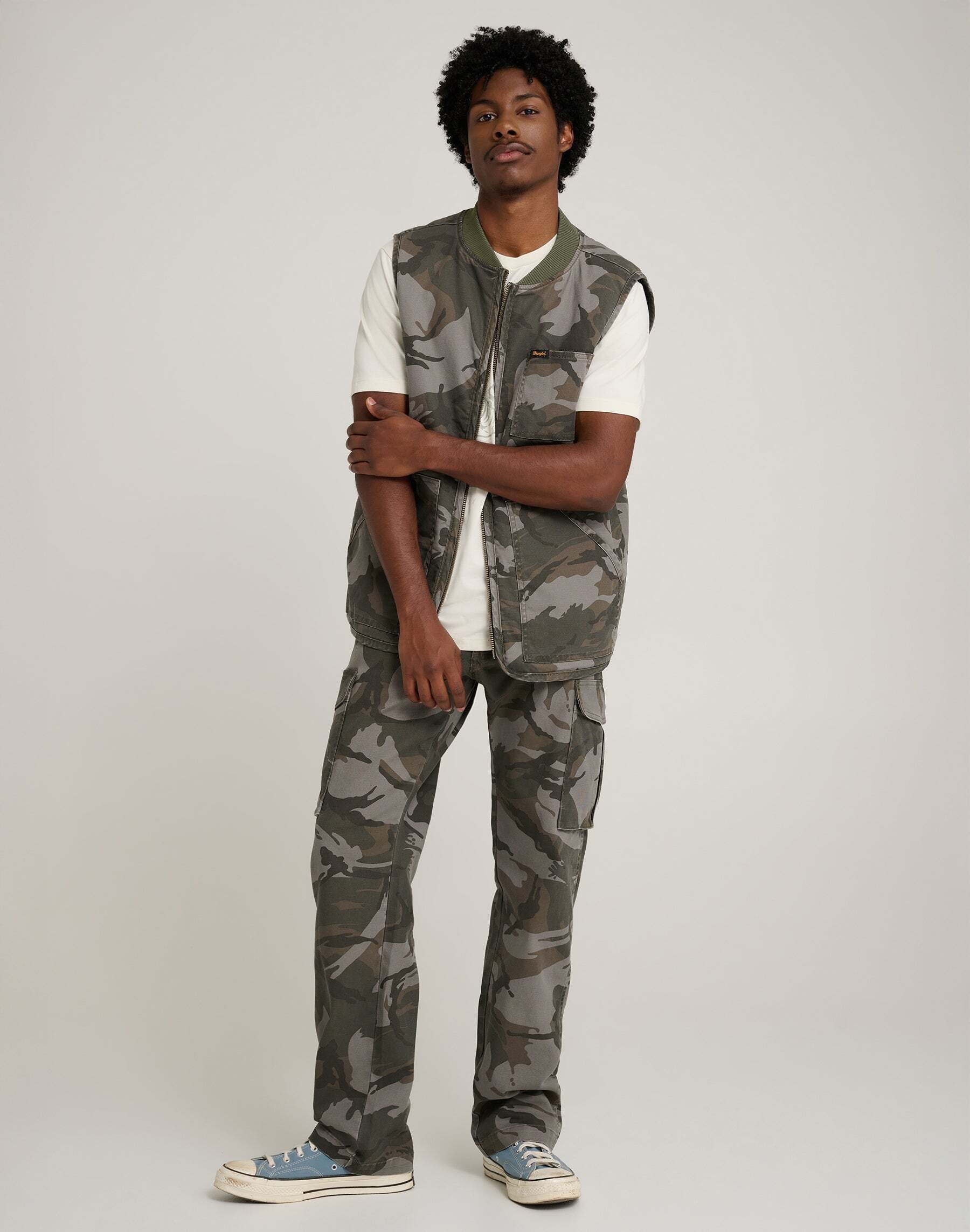 Wrangler Gilet matelassé »WRANGLER Gilet Mike Lucas Vest«