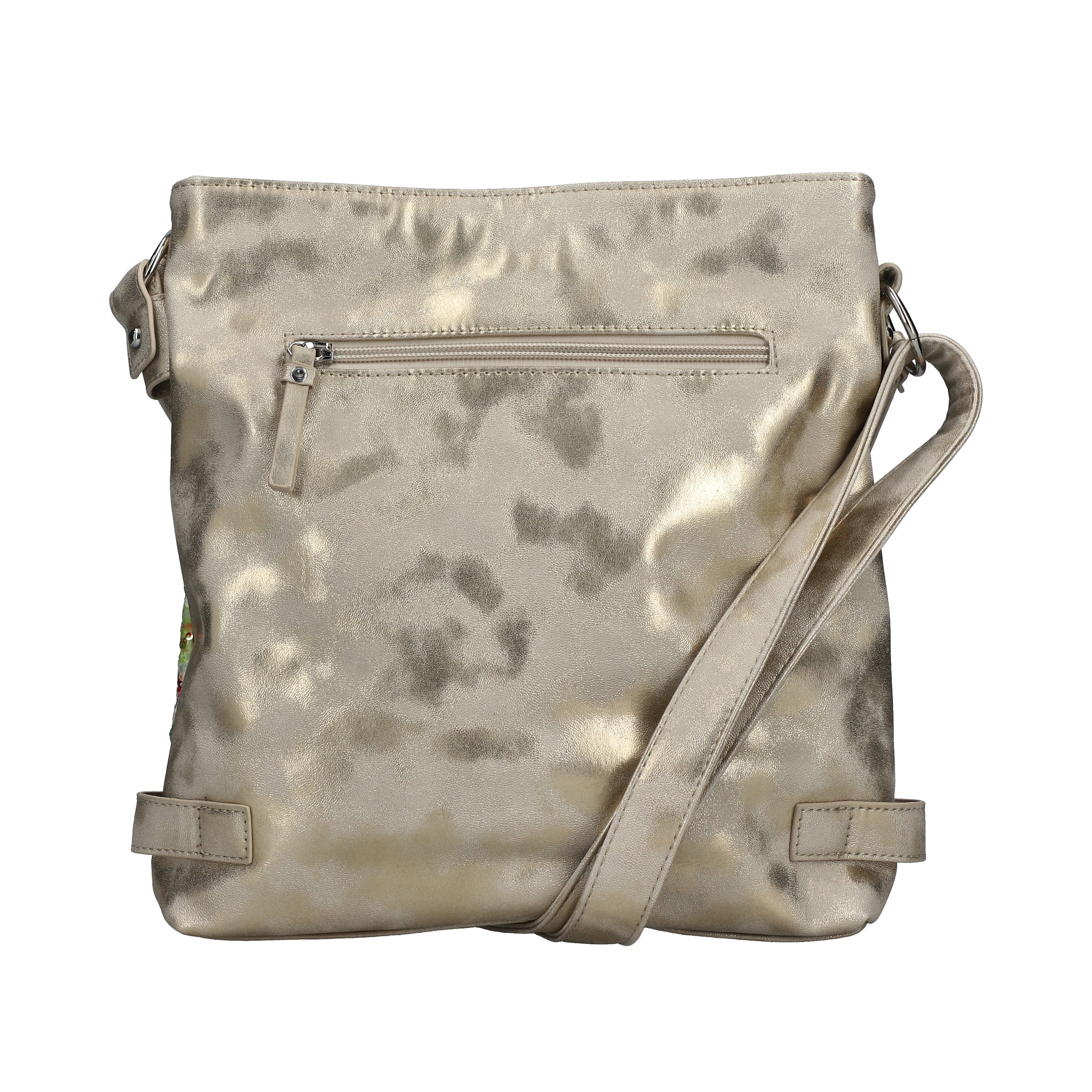 Rieker Sac à bandoulière Sac épaule femme, sac à main aspect métallique