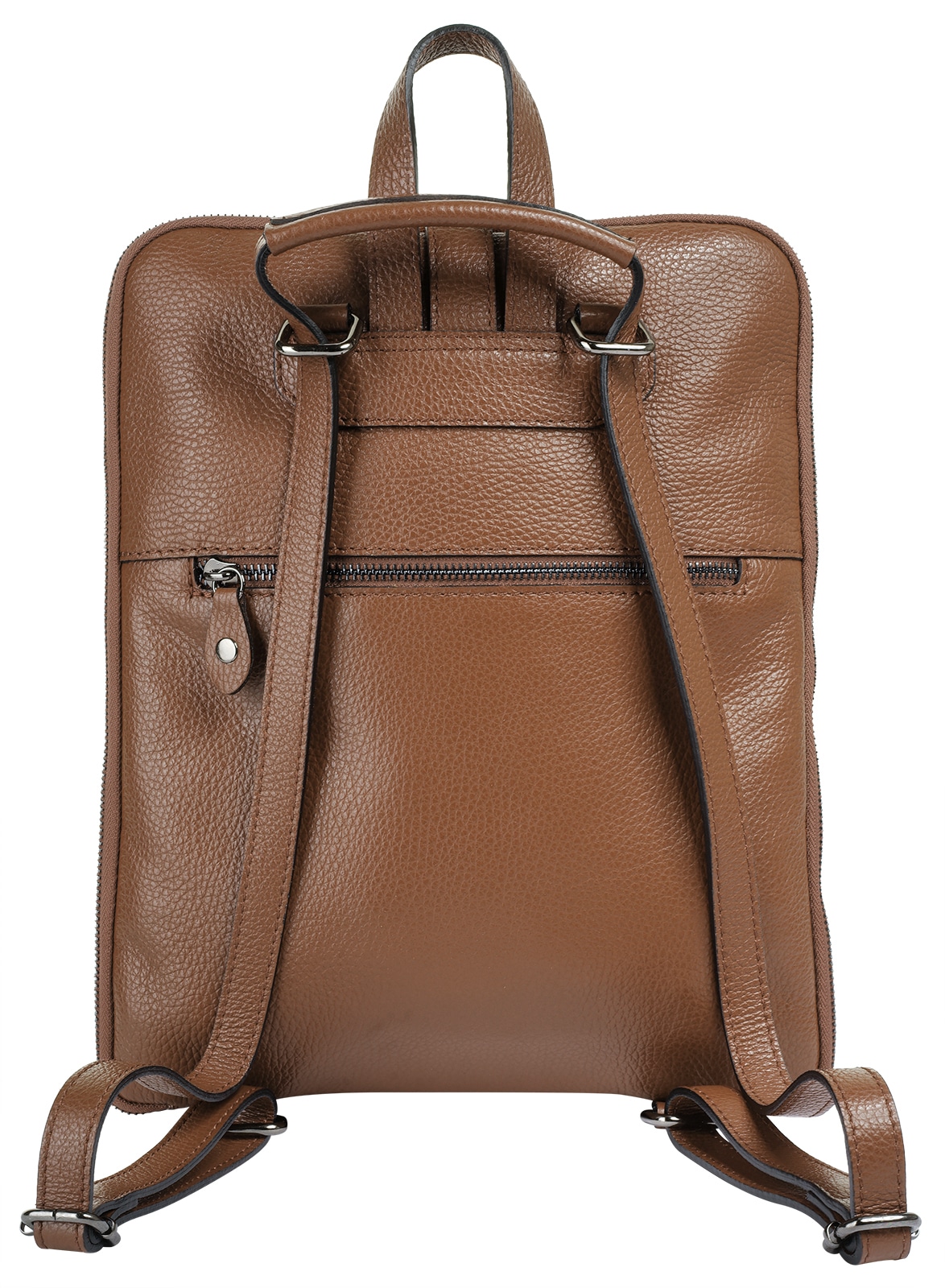 Cluty Cityrucksack echt Leder, Made in Italy