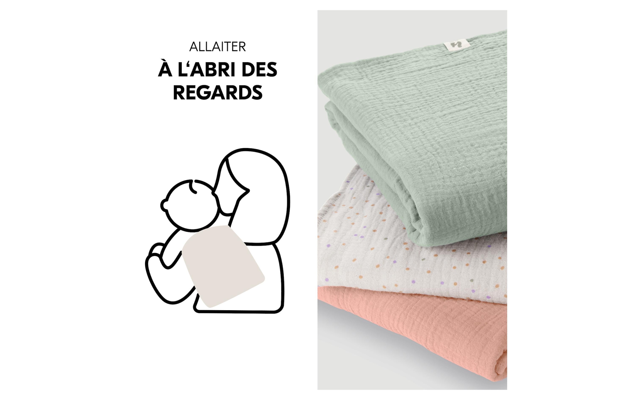 Hauck Schnuffeltuch »Cuddle N Clean 3Set Sage-Beige-Dots-Cork« 3 tlg.