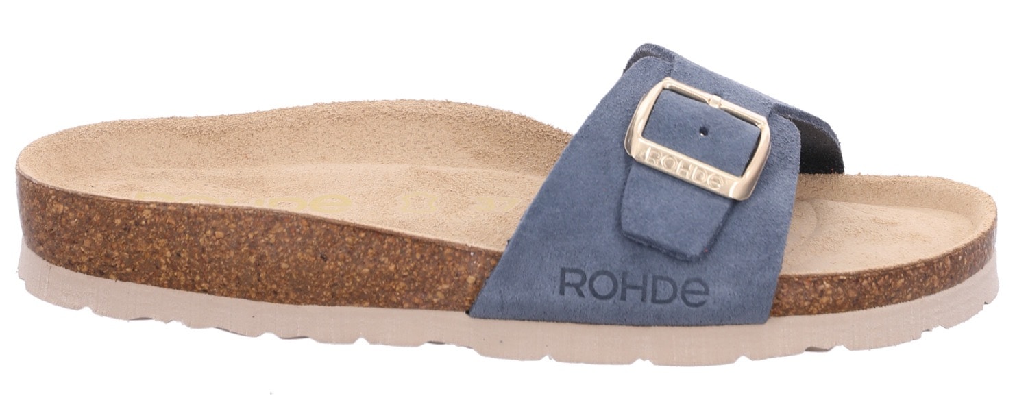 Rohde Pantolette  Sommerschuh, Schlappen mit vorgeformtem Softfussbett